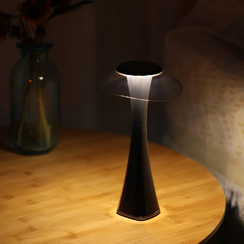 Touch Dimmable Wireless Table Lamp USB Rechargeable Bedside Ambient Light - Image 2