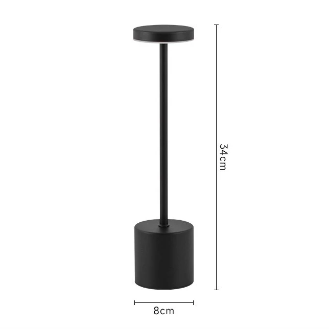 Touch LED Table Lamp 3 Color Modes Rechargeable Mushroom Night Light Desk - Image 7