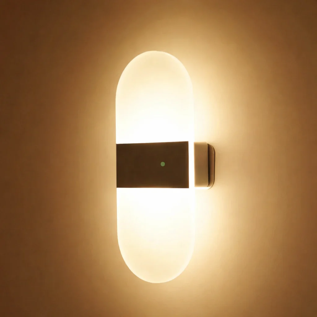 Touch Sensor LED Wall Lamp USB Rechargeable Modern Nordic Bedroom Living Room - Image 10