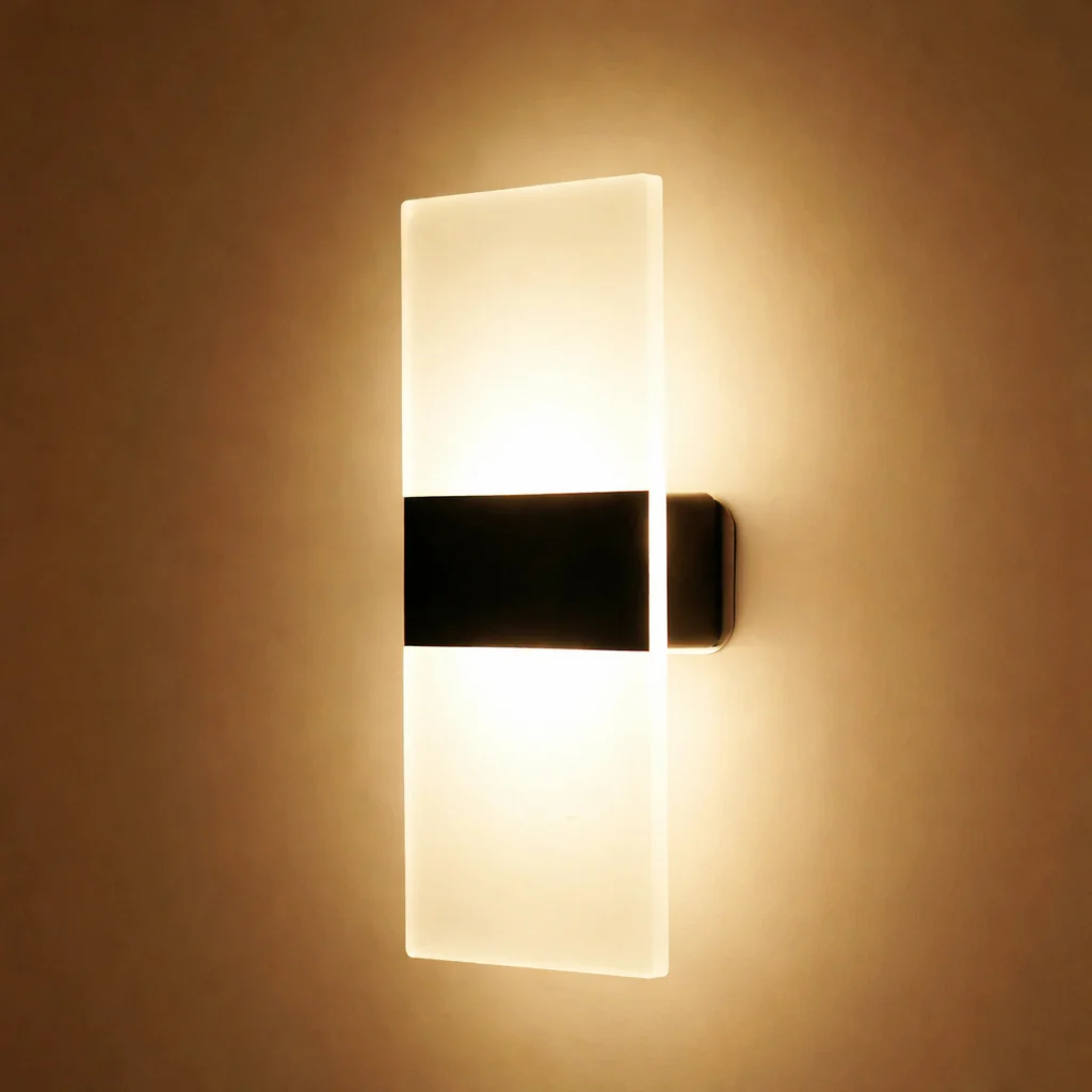 Touch Sensor LED Wall Lamp USB Rechargeable Modern Nordic Bedroom Living Room - Image 11