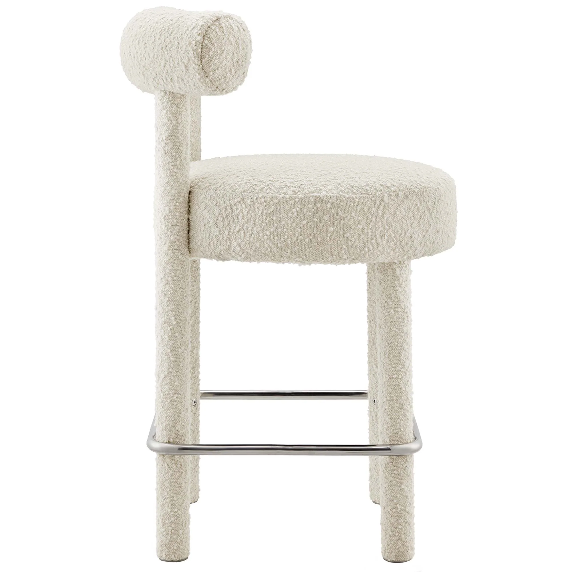 Toulouse Boucle Fabric Counter Stool by Modway - Image 4