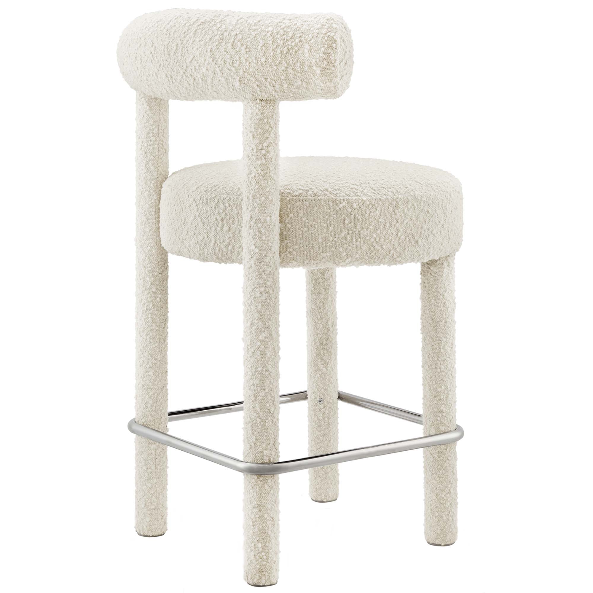 Toulouse Boucle Fabric Counter Stool by Modway - Image 5