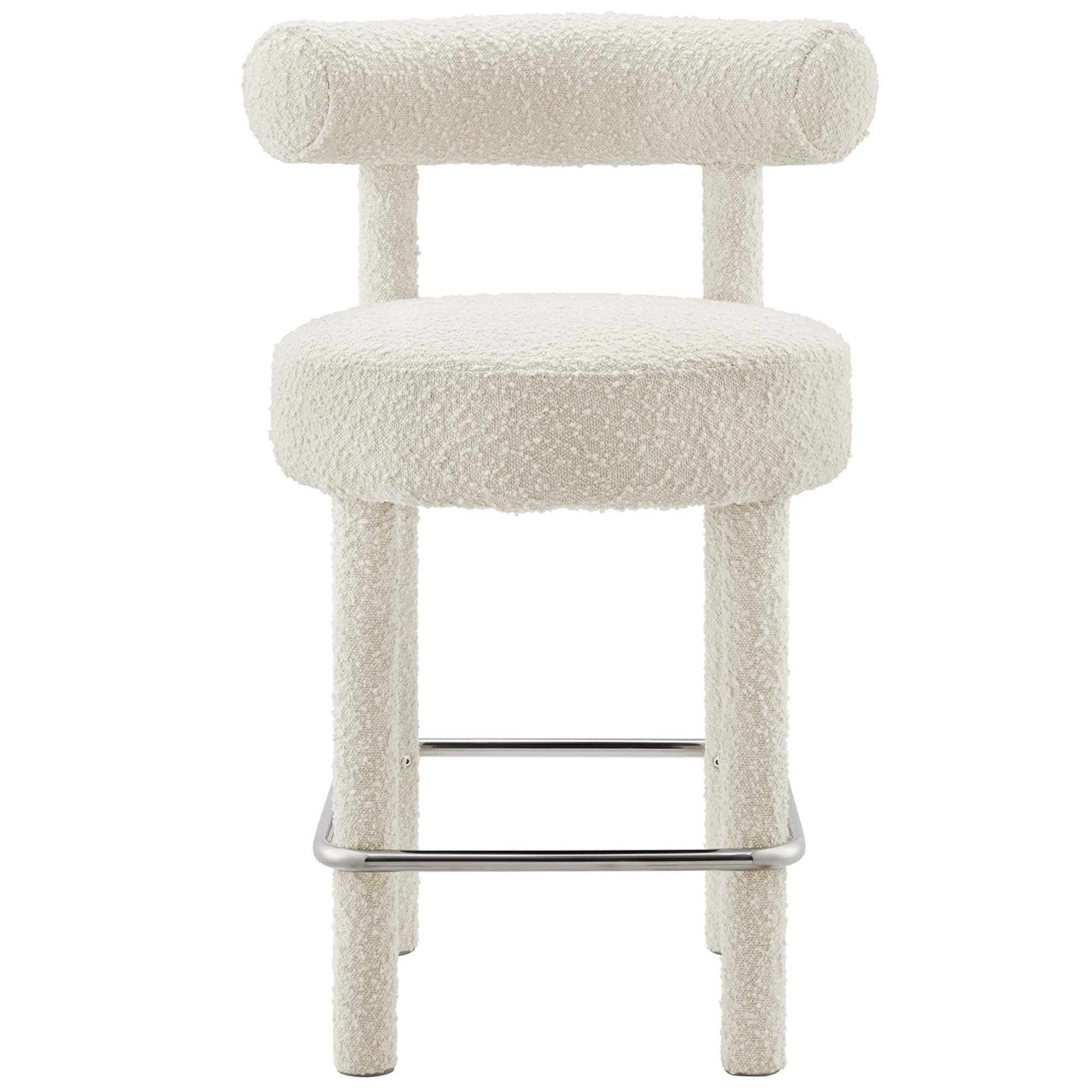 Toulouse Boucle Fabric Counter Stool by Modway - Image 6