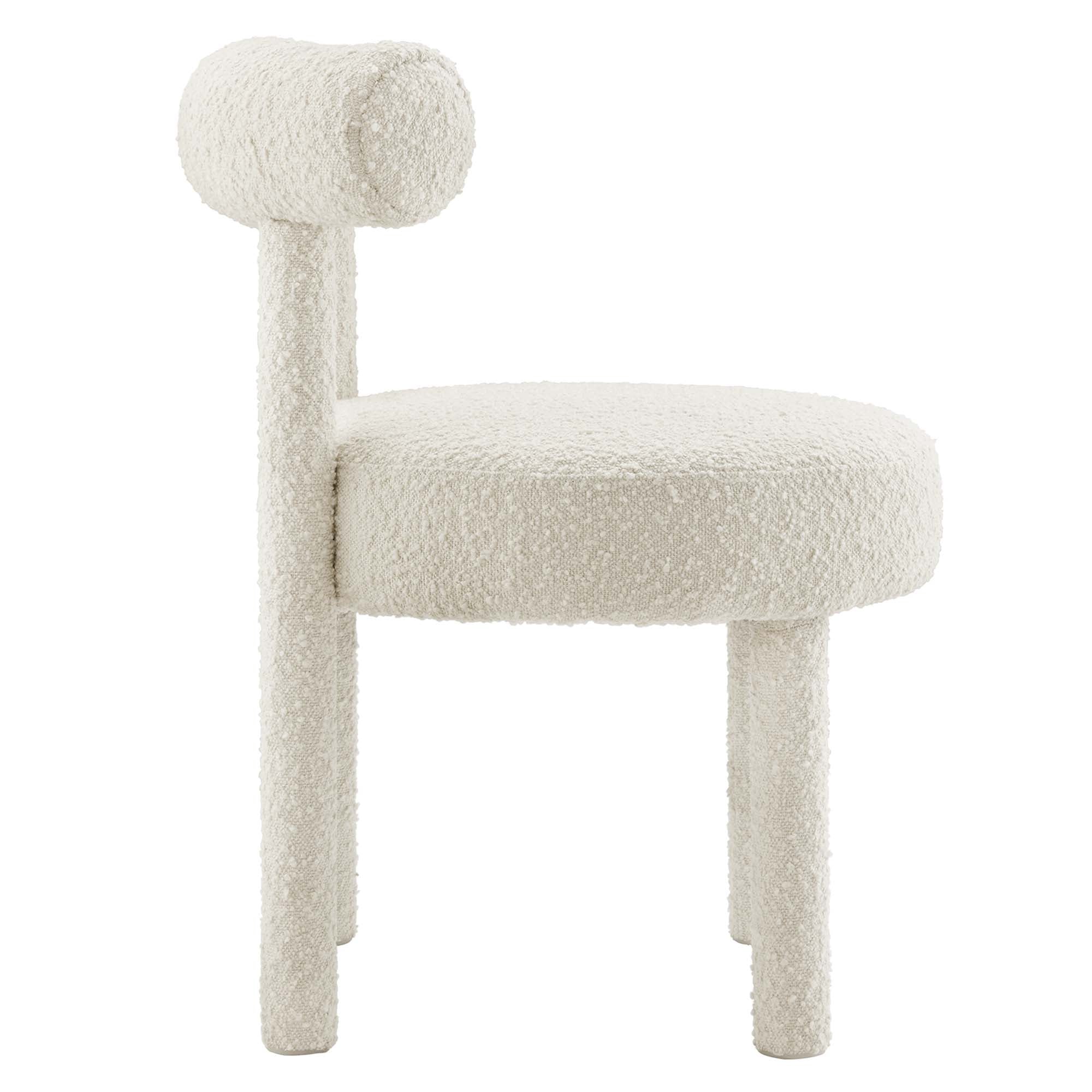 Toulouse Boucle Fabric Dining Chair by Modway - Image 4
