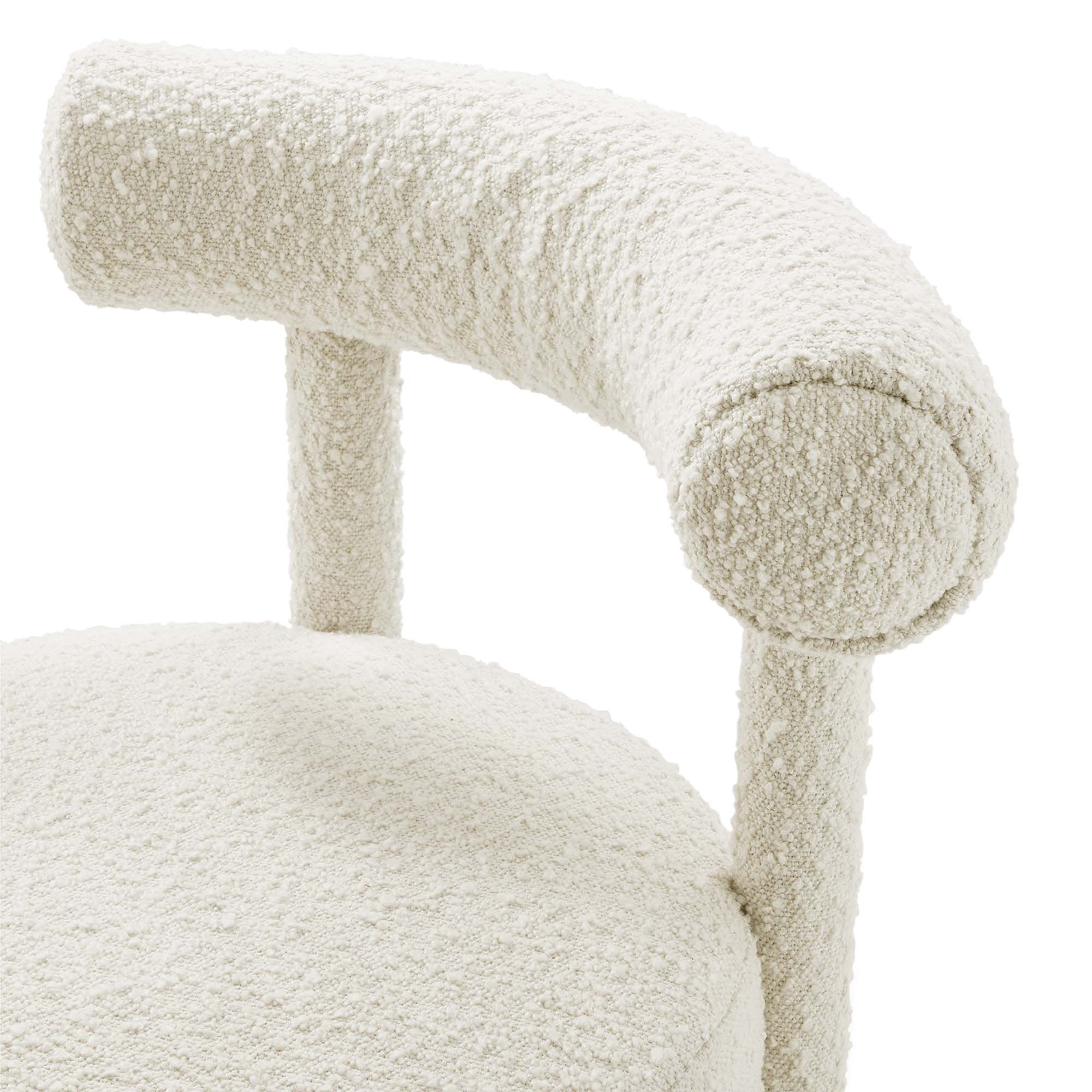 Toulouse Boucle Fabric Dining Chair by Modway - Image 7