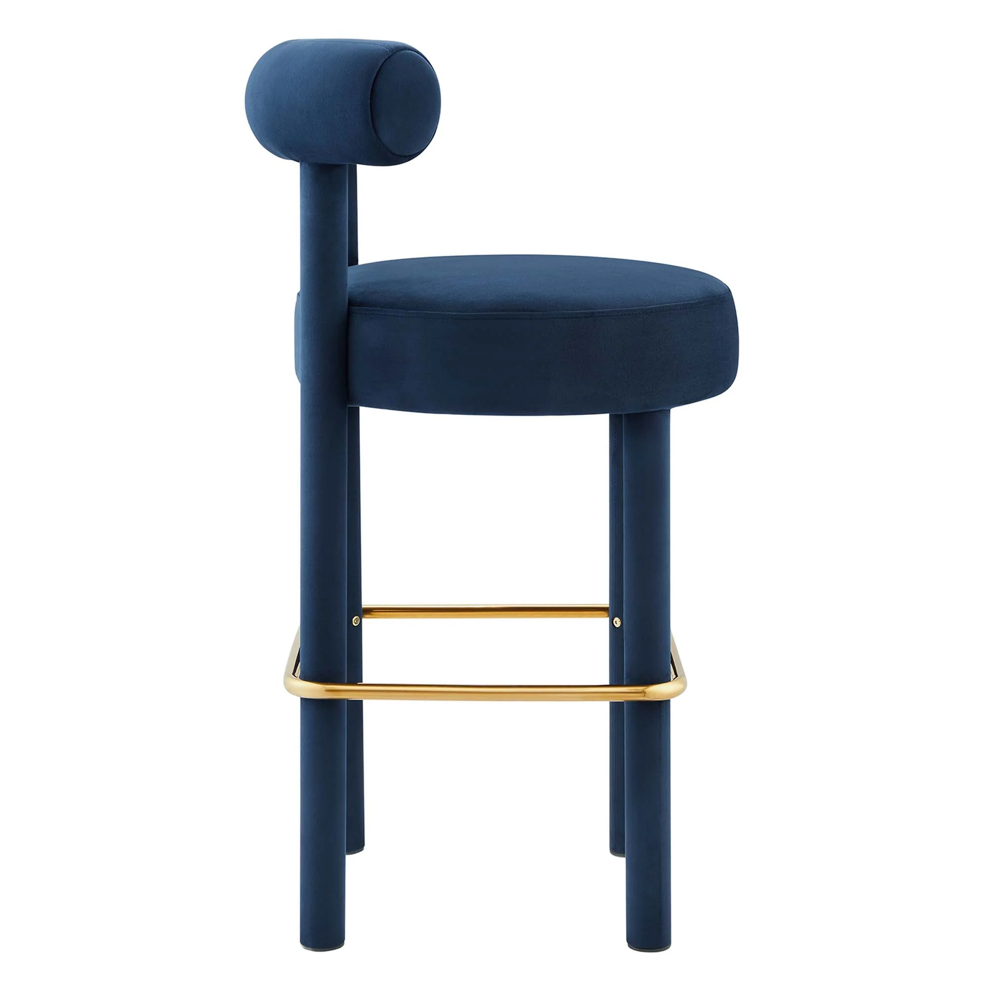 Toulouse Performance Velvet Bar Stool by Modway - Image 4