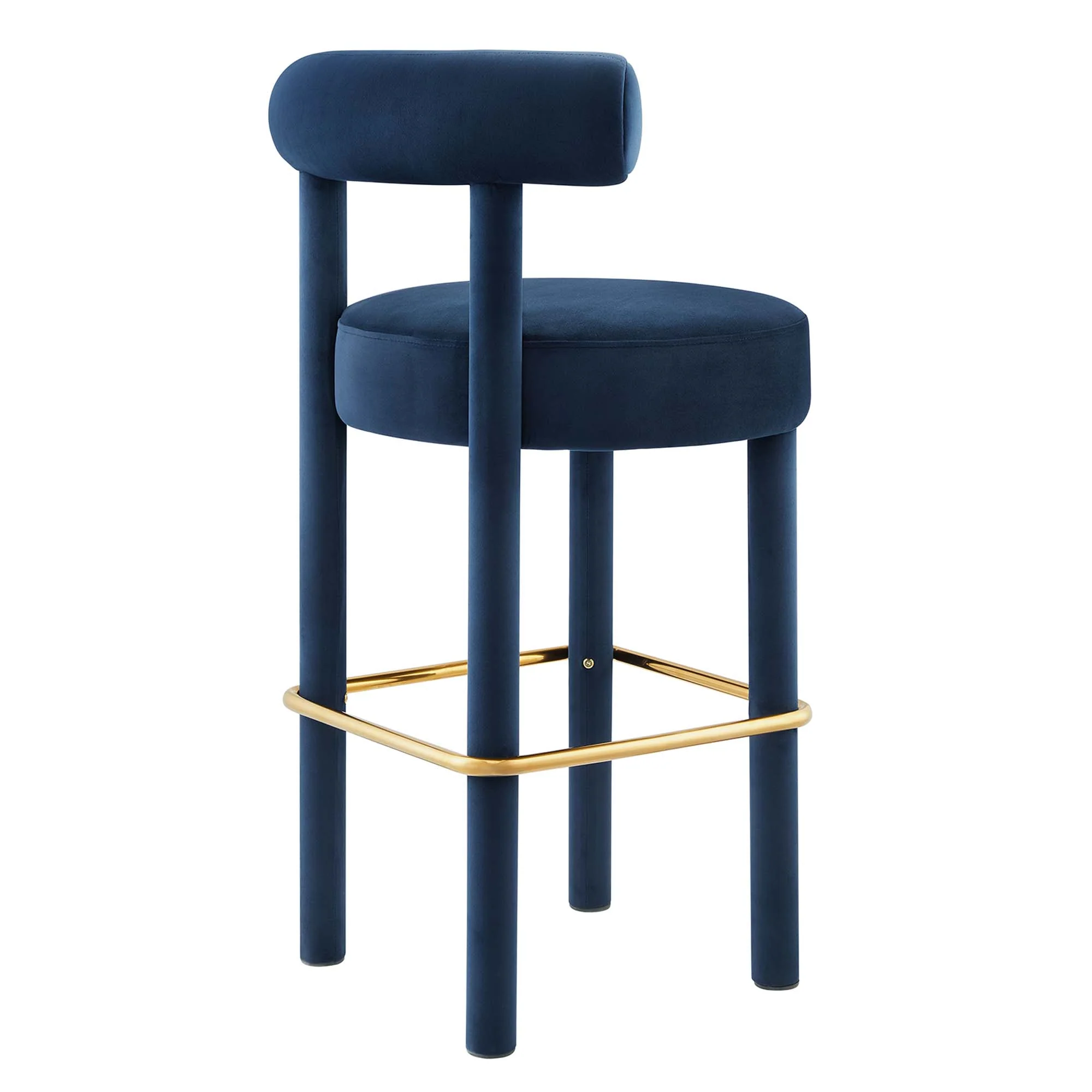 Toulouse Performance Velvet Bar Stool by Modway - Image 5