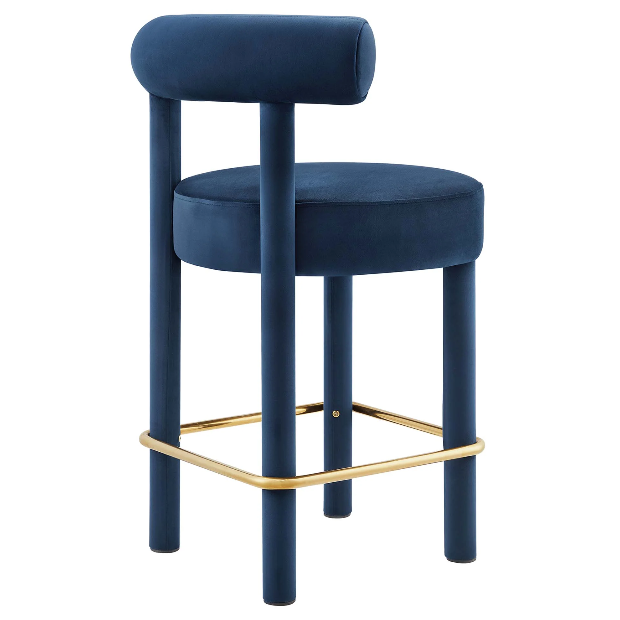 Toulouse Performance Velvet Counter Stool Set of 2 by Modway - Image 6