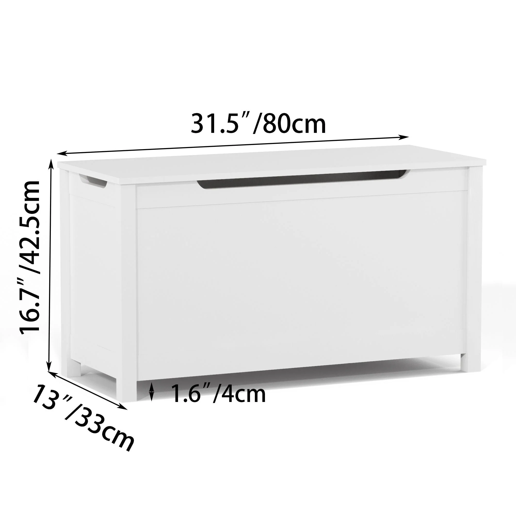 Toy Box Storage With Safety Hinged Lid - Image 8