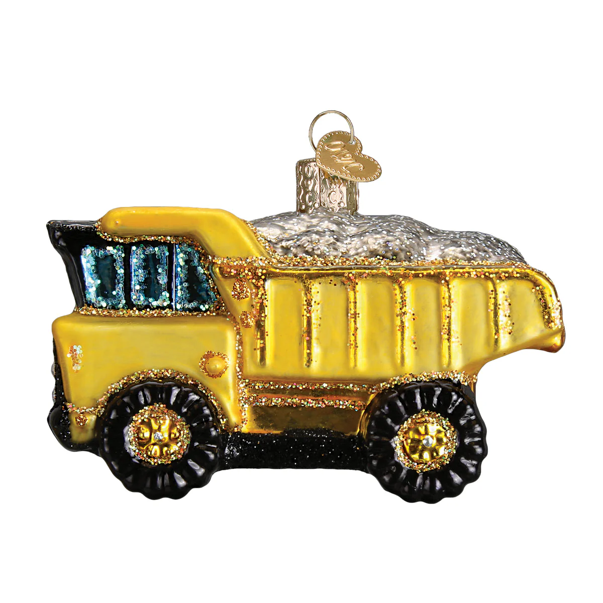 Toy Dump Truck Ornament 2.25x3.5x2.25 by Old World Christmas - Image 3