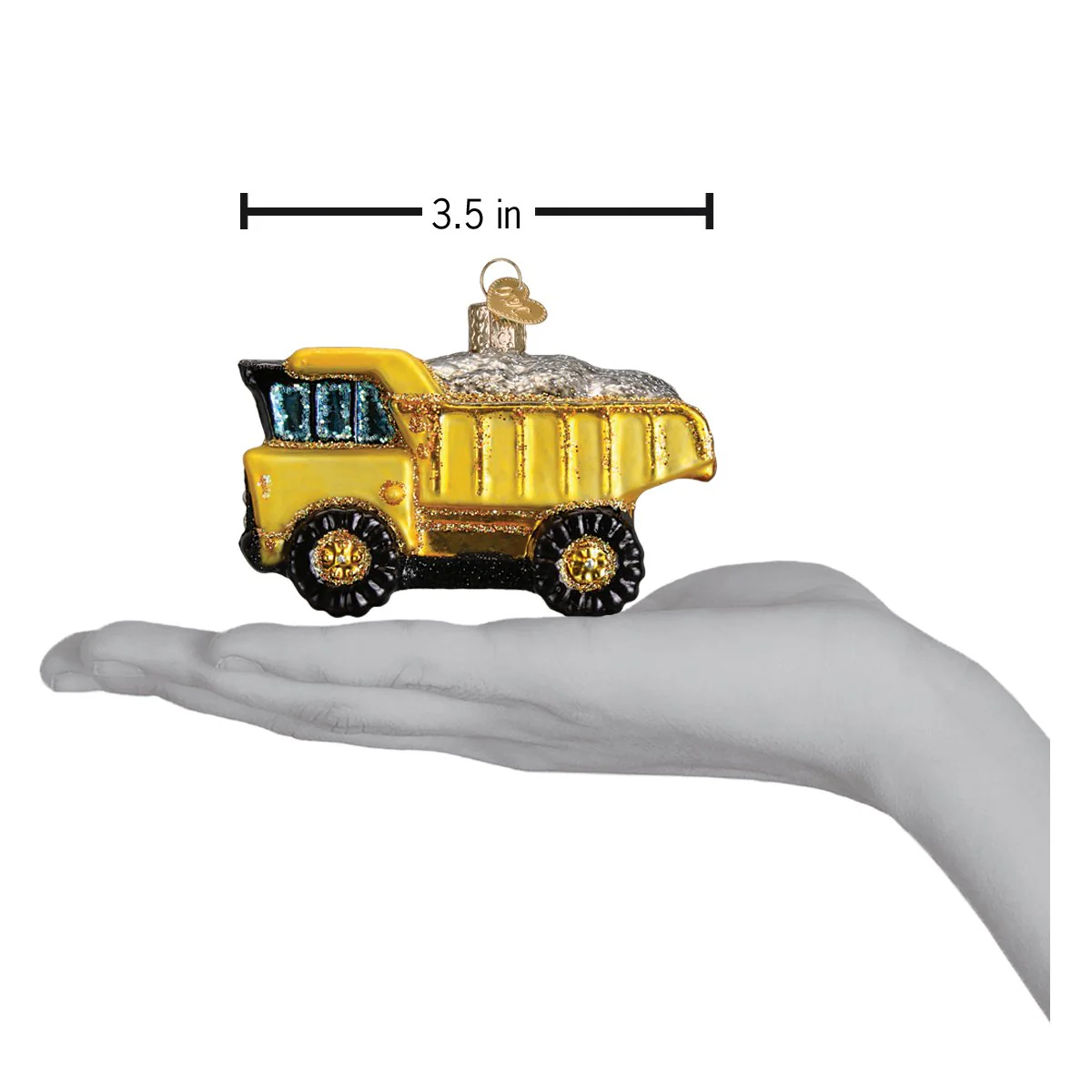 Toy Dump Truck Ornament 2.25x3.5x2.25 by Old World Christmas - Image 6