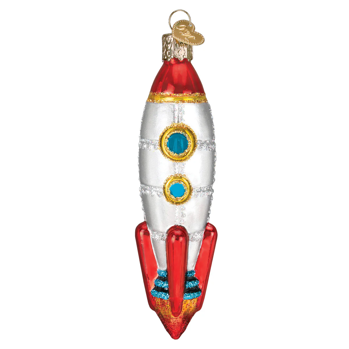 Toy Rocket Ship Ornament - Image 4