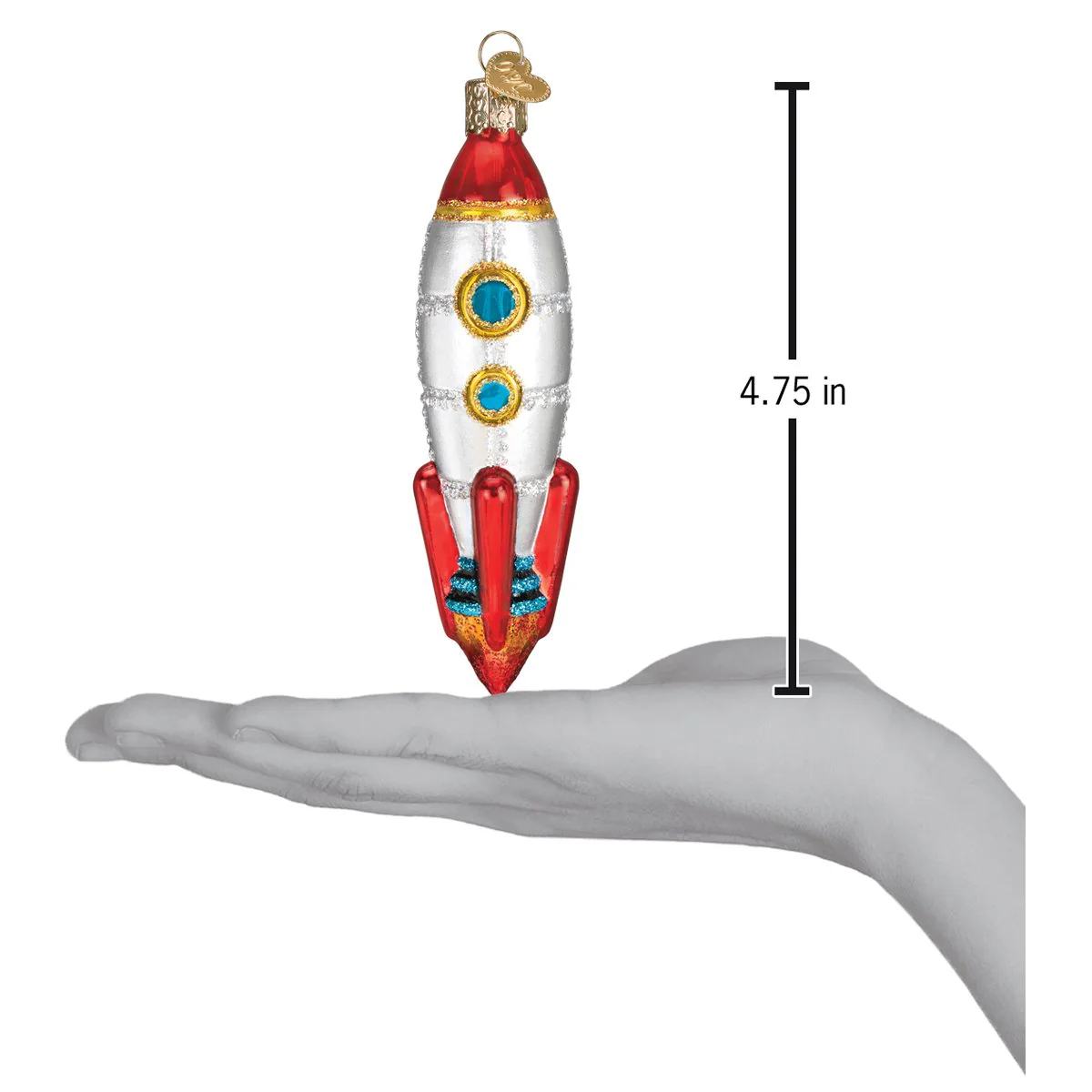 Toy Rocket Ship Ornament - Image 6