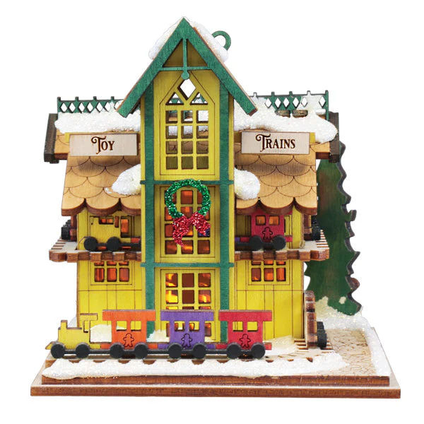 Toy Train Shop Ornament - Image 2