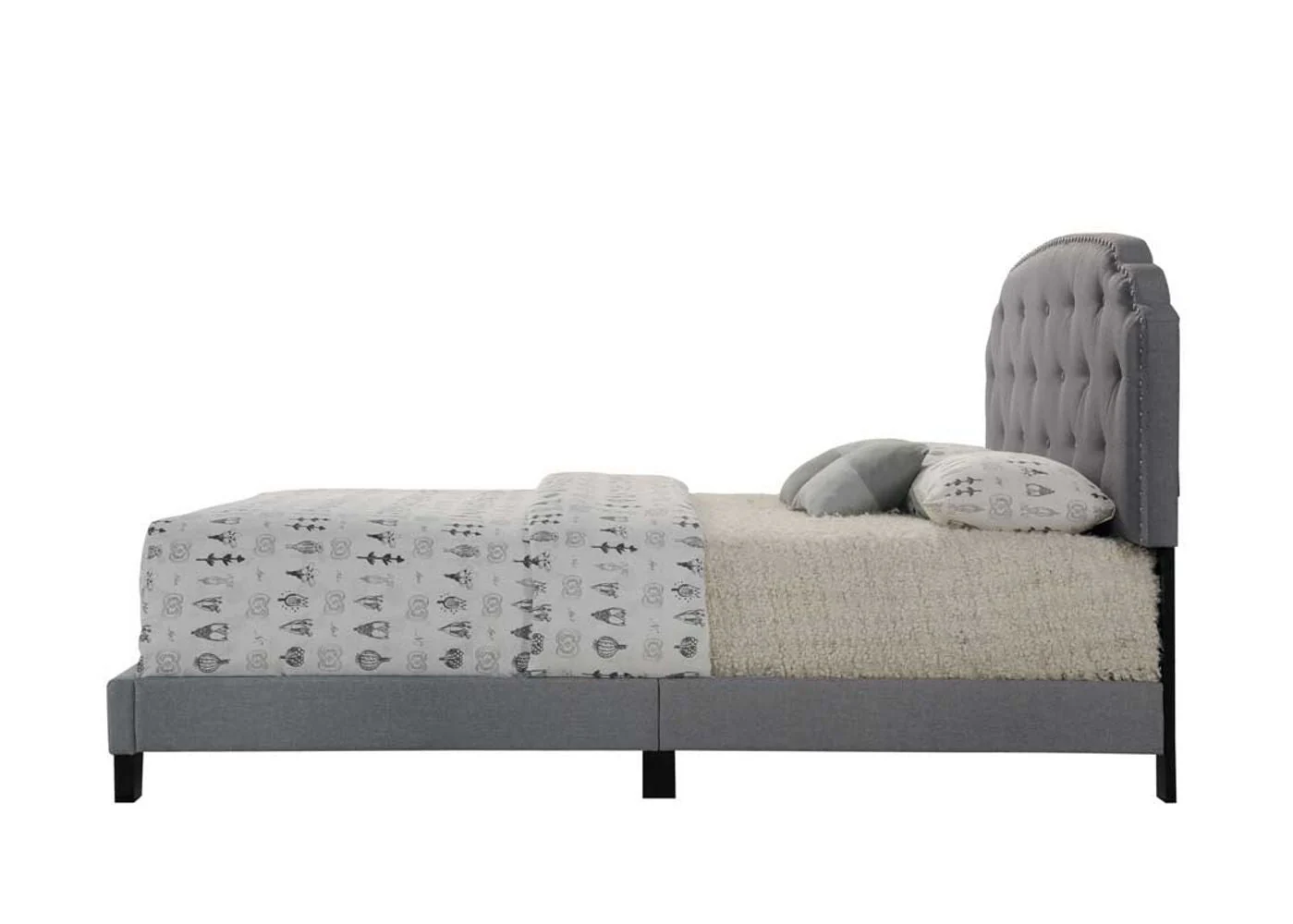 Tradilla - Queen Bed - Gray - Image 2