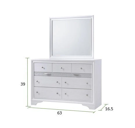 Traditional Style Queen 4 Pc Storage Bedroom Set Made with Wood in White - Image 12