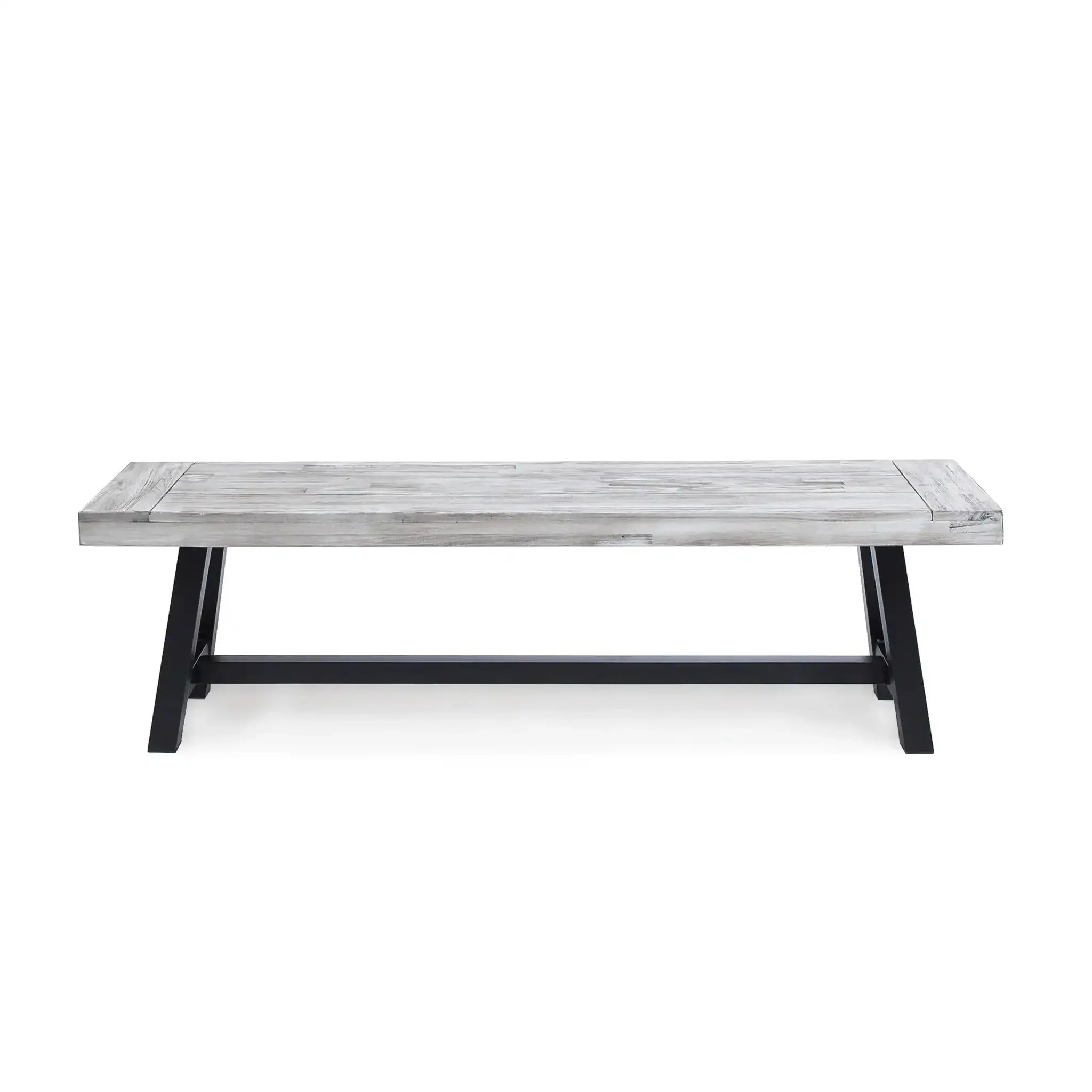 Tranquilizer - Outdoor Acacia Wood Bench With Slat Panel Design - Image 14