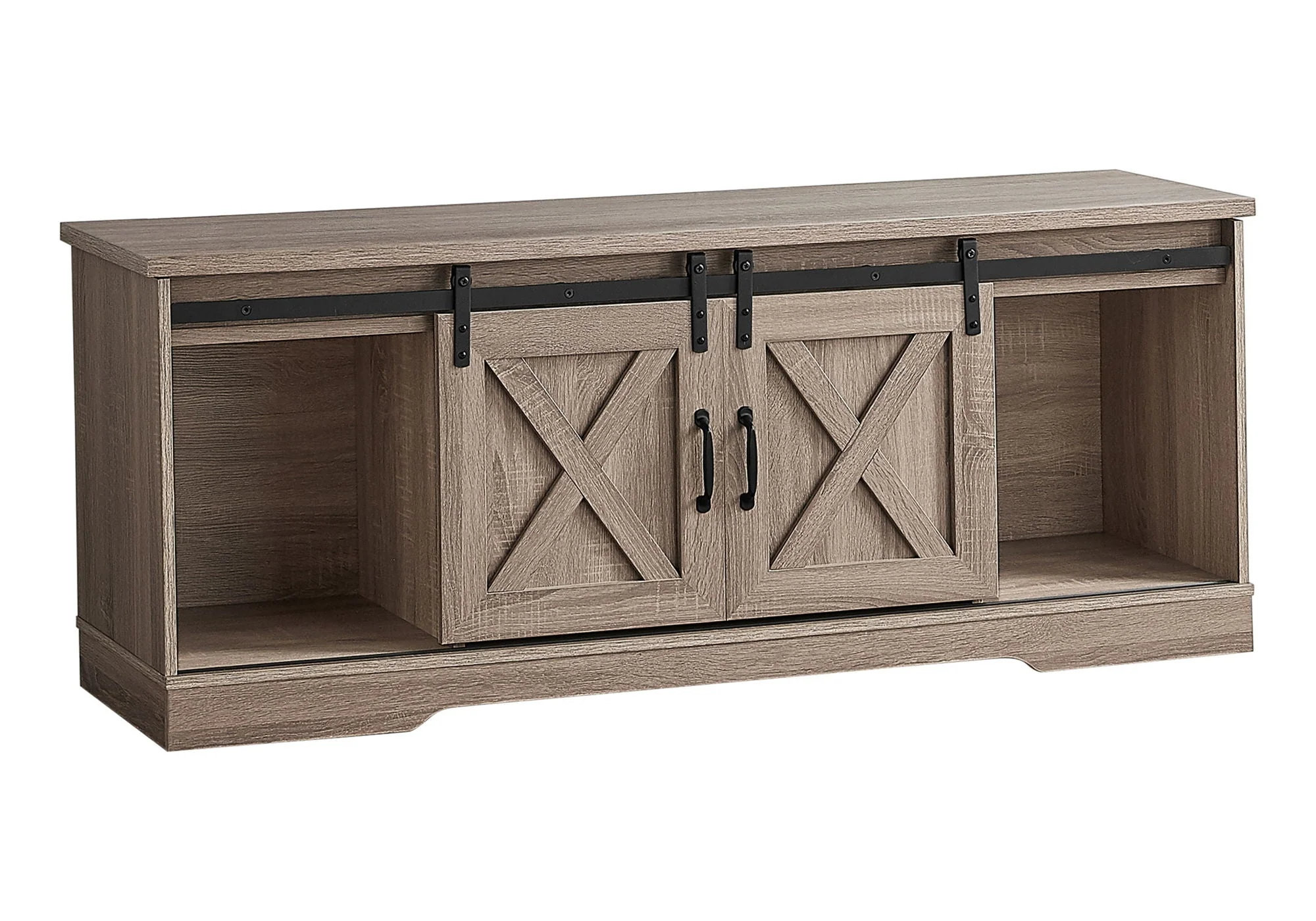 Transitional TV Stand Console Media Entertainment Center - Image 4