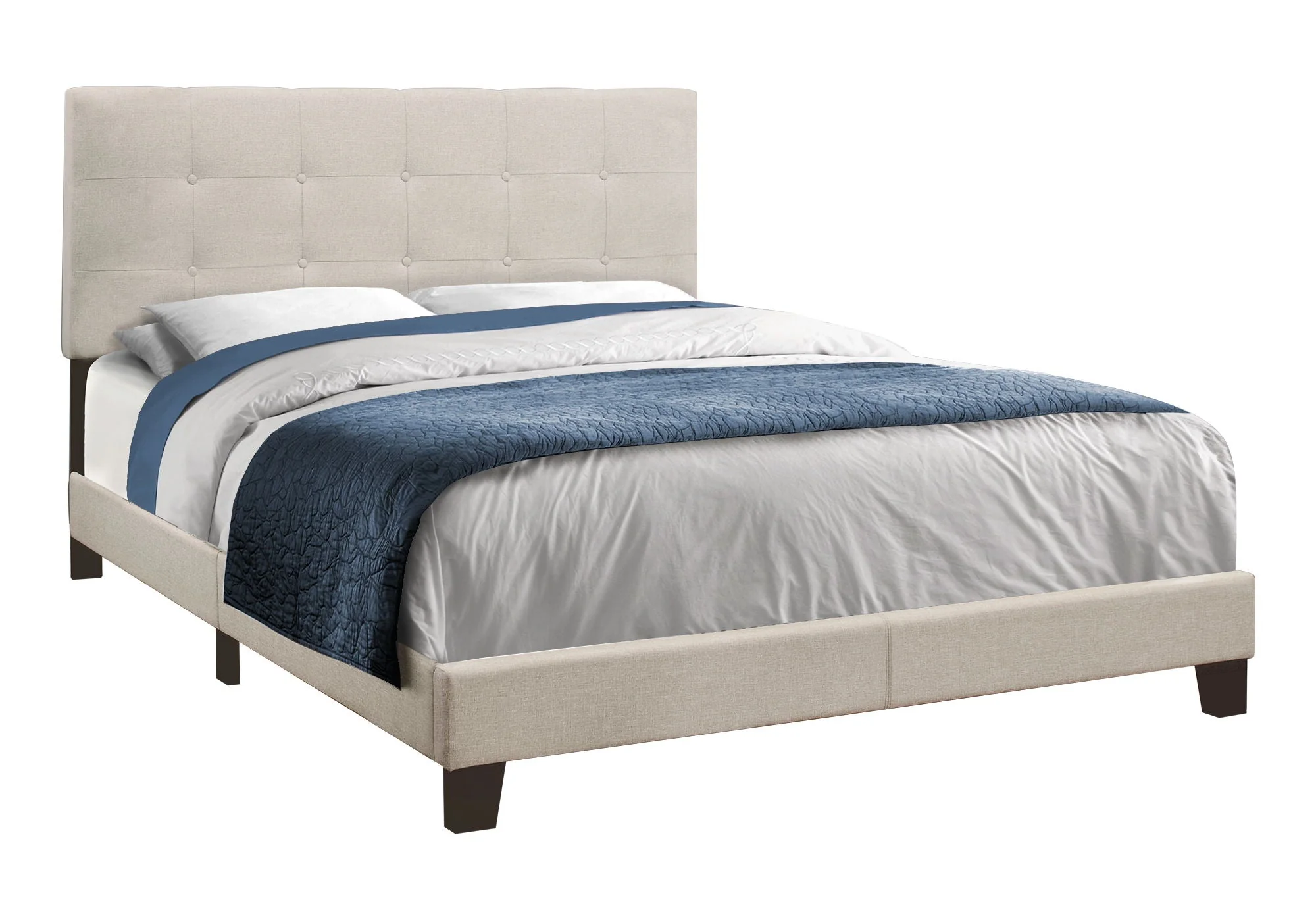 Transitional Upholstered Bed Frame - Image 12
