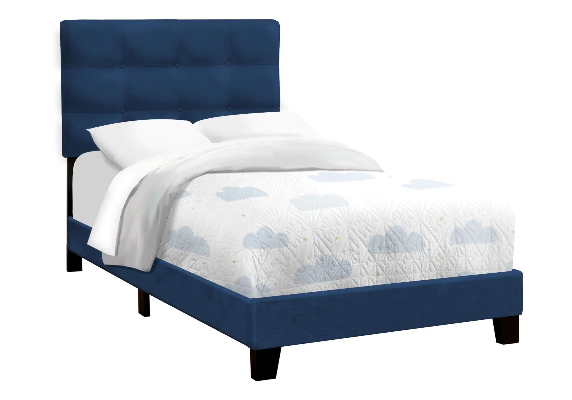 Transitional Upholstered Bed Frame - Image 19