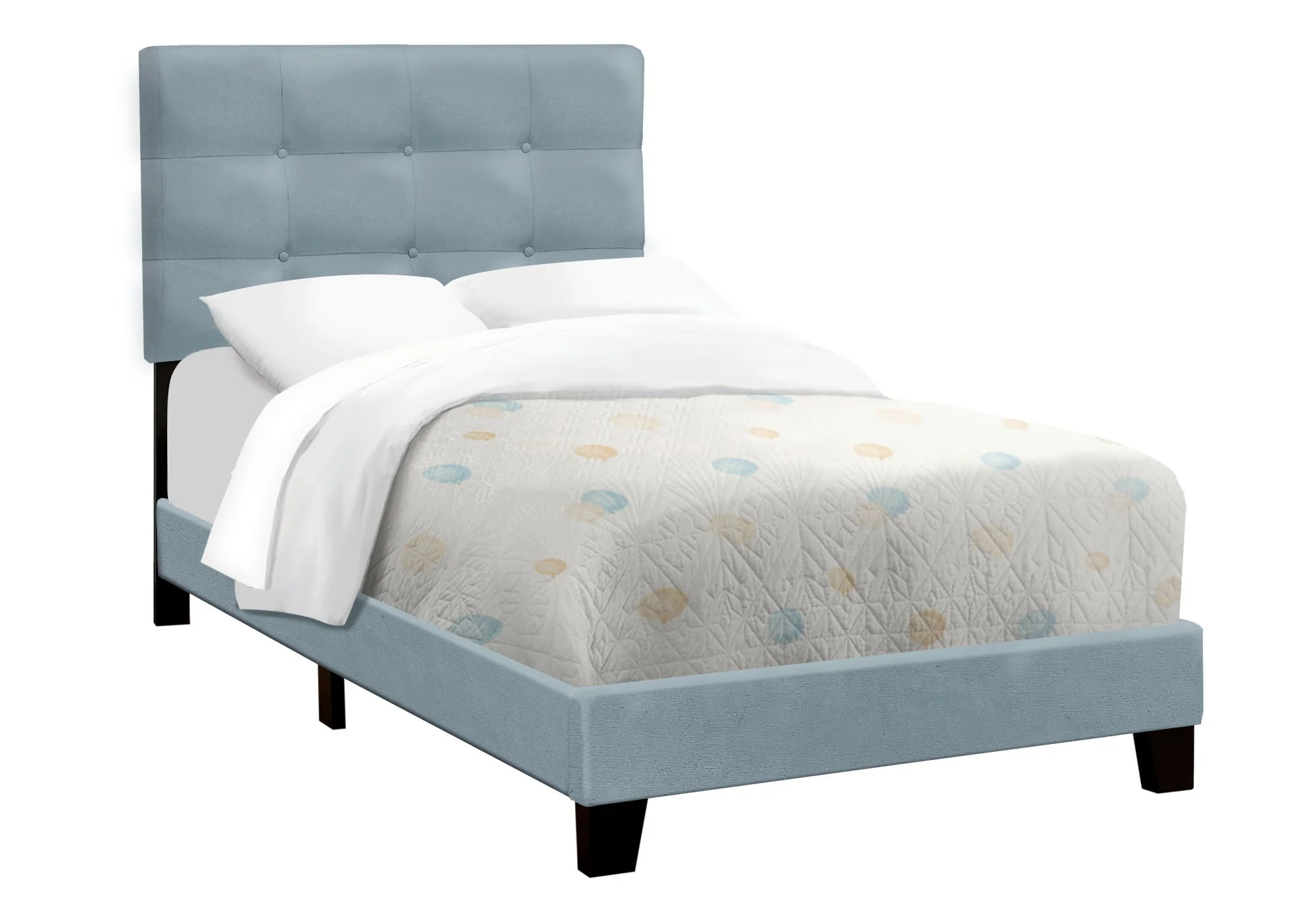 Transitional Upholstered Bed Frame - Image 25