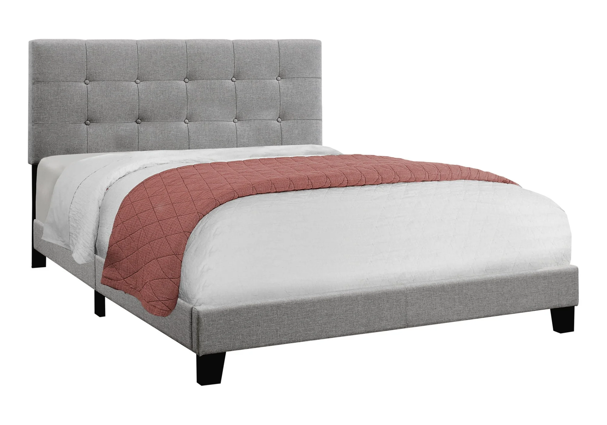 Transitional Upholstered Bed Frame - Image 33