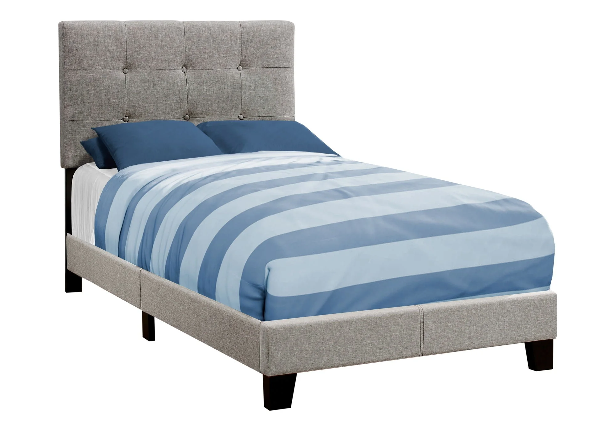 Transitional Upholstered Bed Frame - Image 35