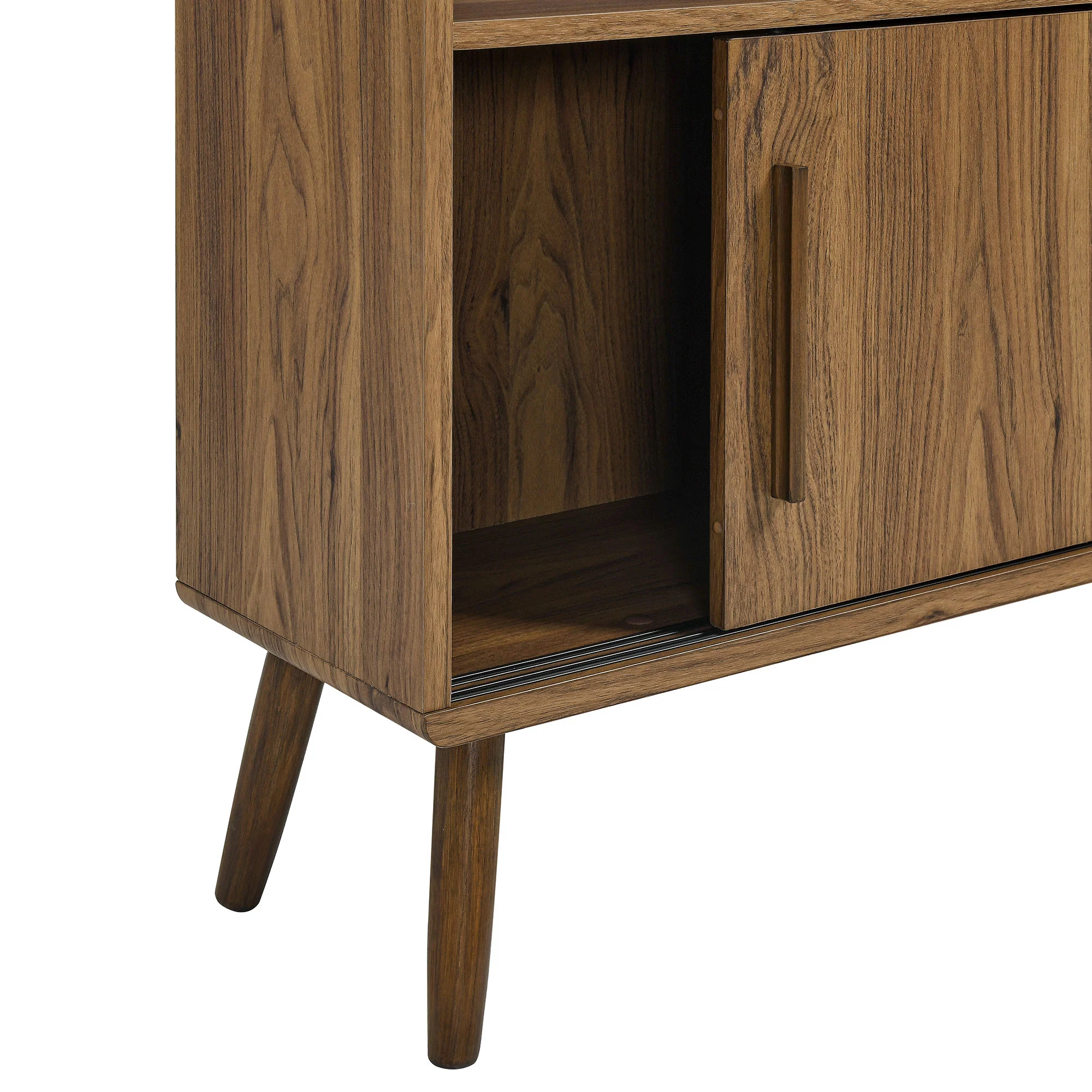 Transmit 45" Four-Tier Bookcase with Sliding Doors - Image 7