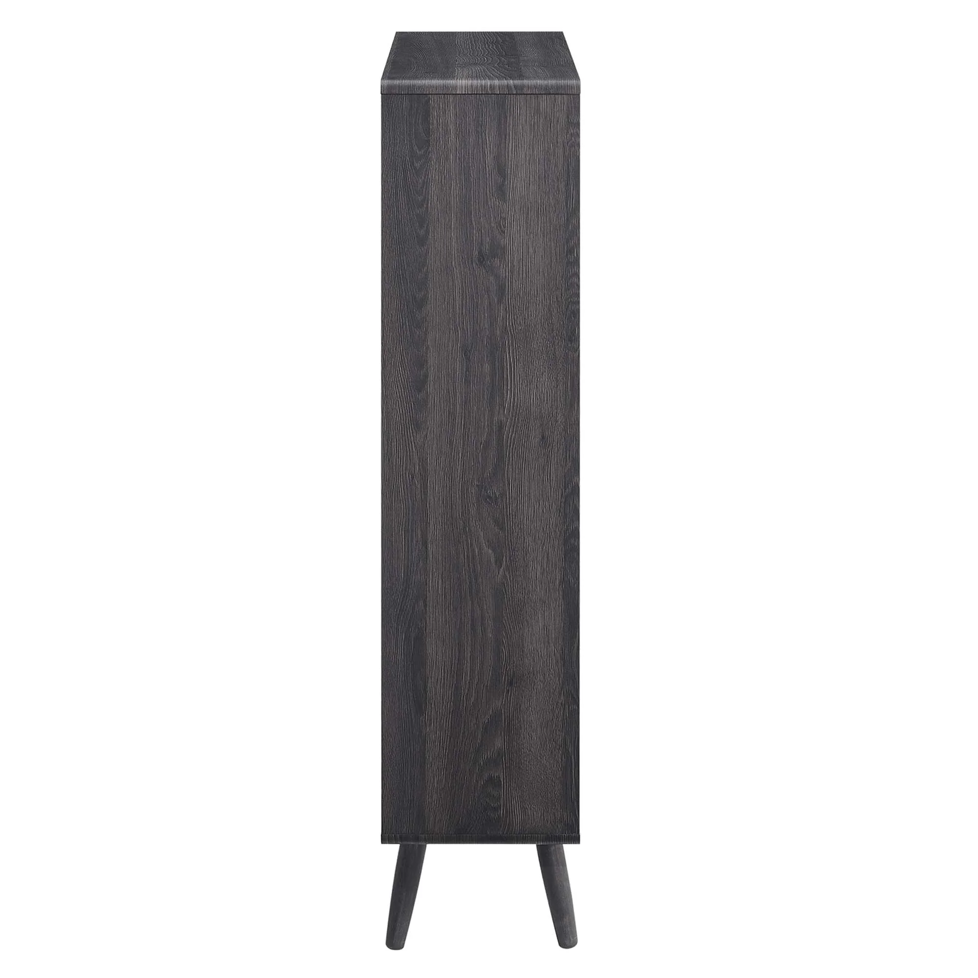 Transmit 5 Shelf Wood Grain Bookcase by Modway - Image 14
