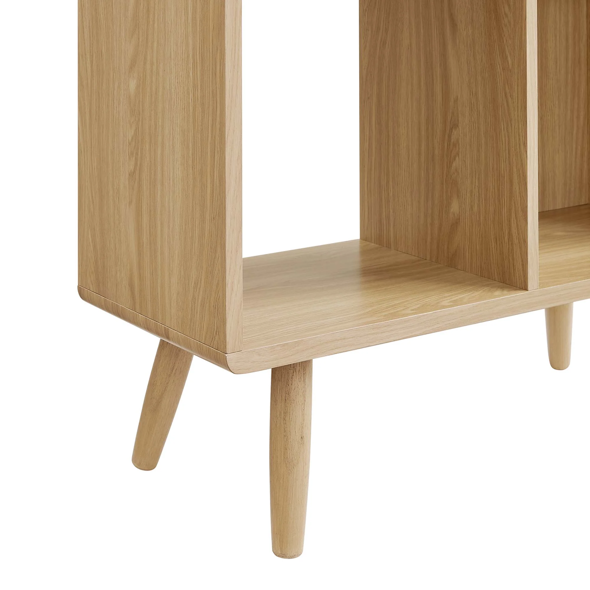Transmit 5 Shelf Wood Grain Bookcase by Modway - Image 7