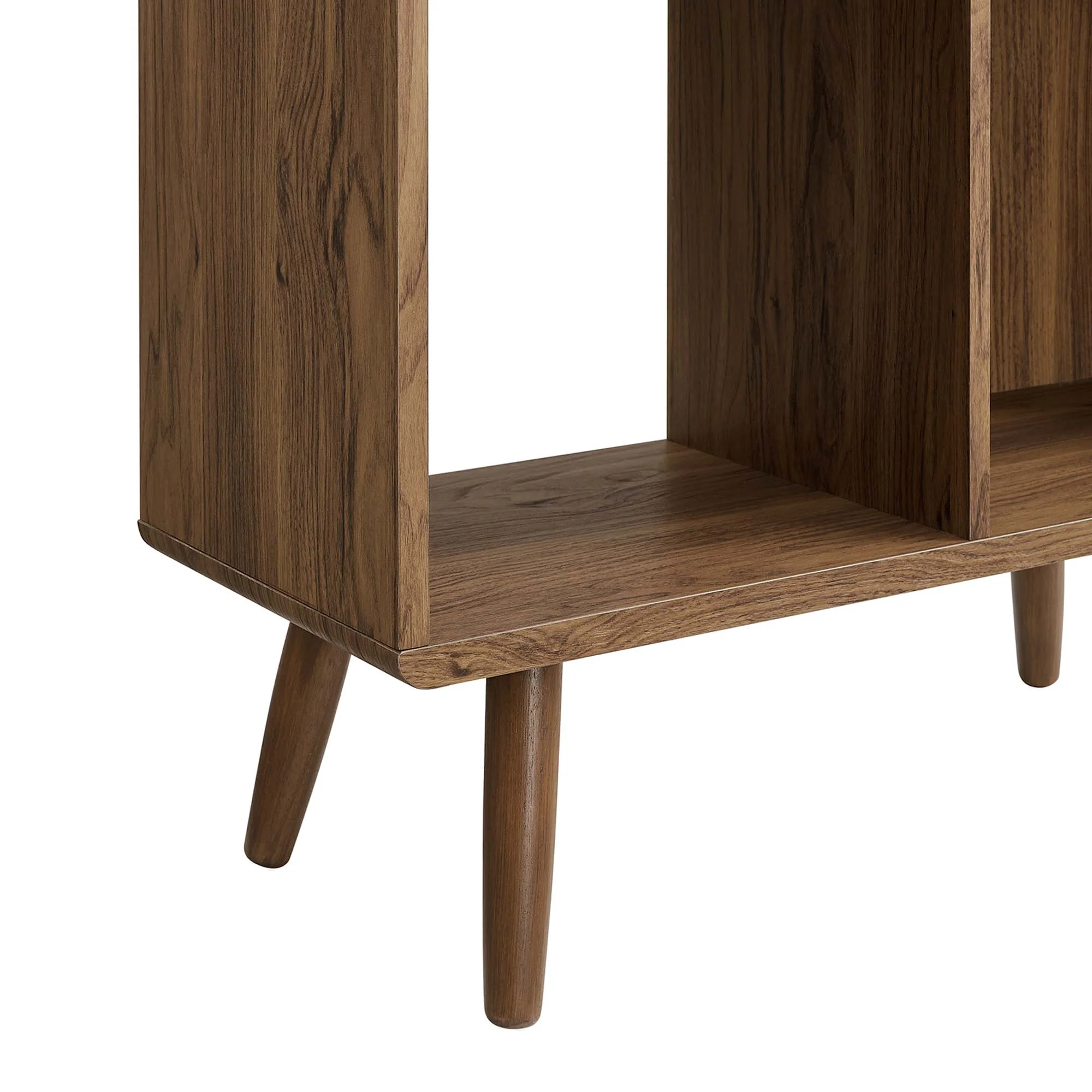 Transmit 5 Shelf Wood Grain Bookcase by Modway - Image 9
