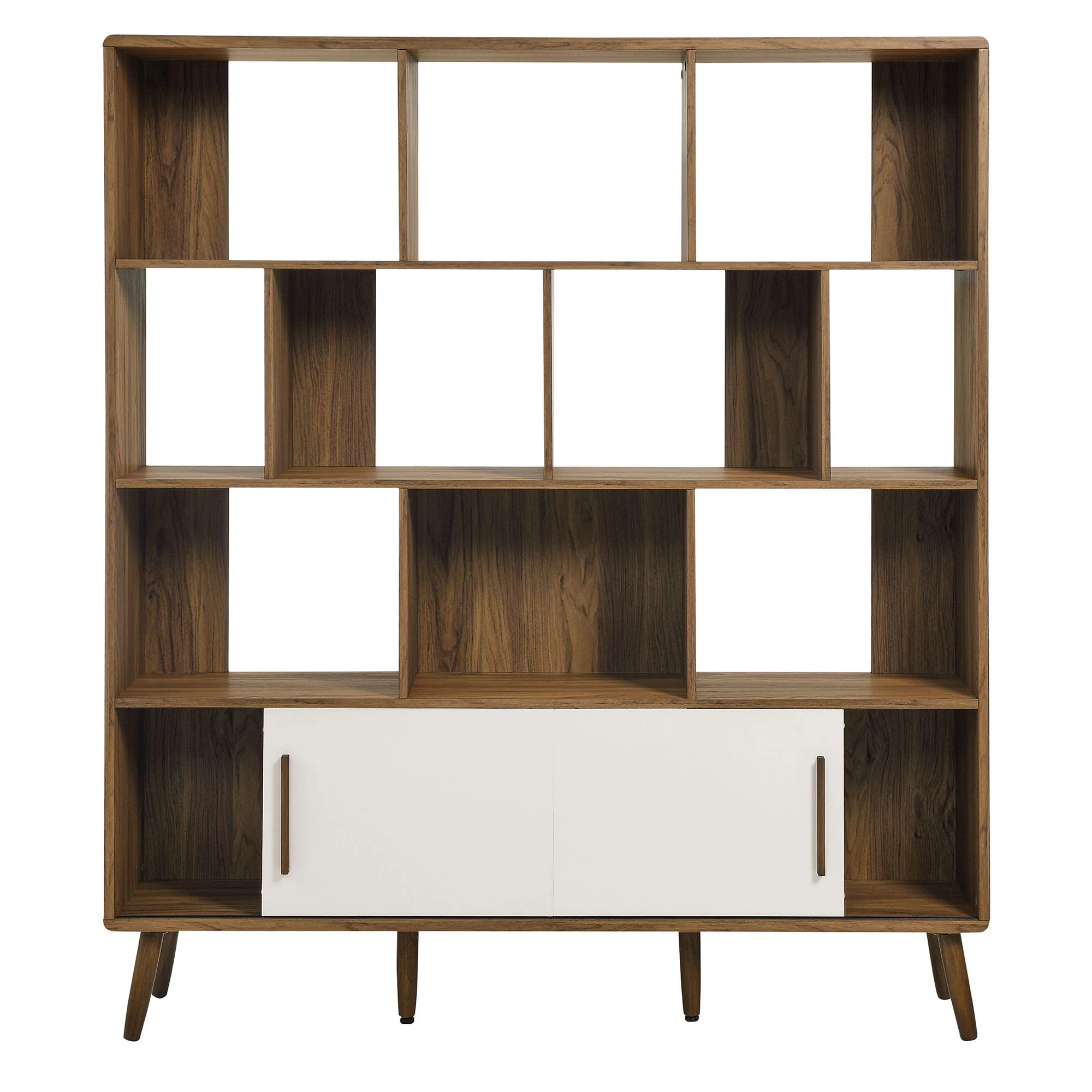 Transmit 59" Bookcase with Sliding Doors by Modway - Image 9