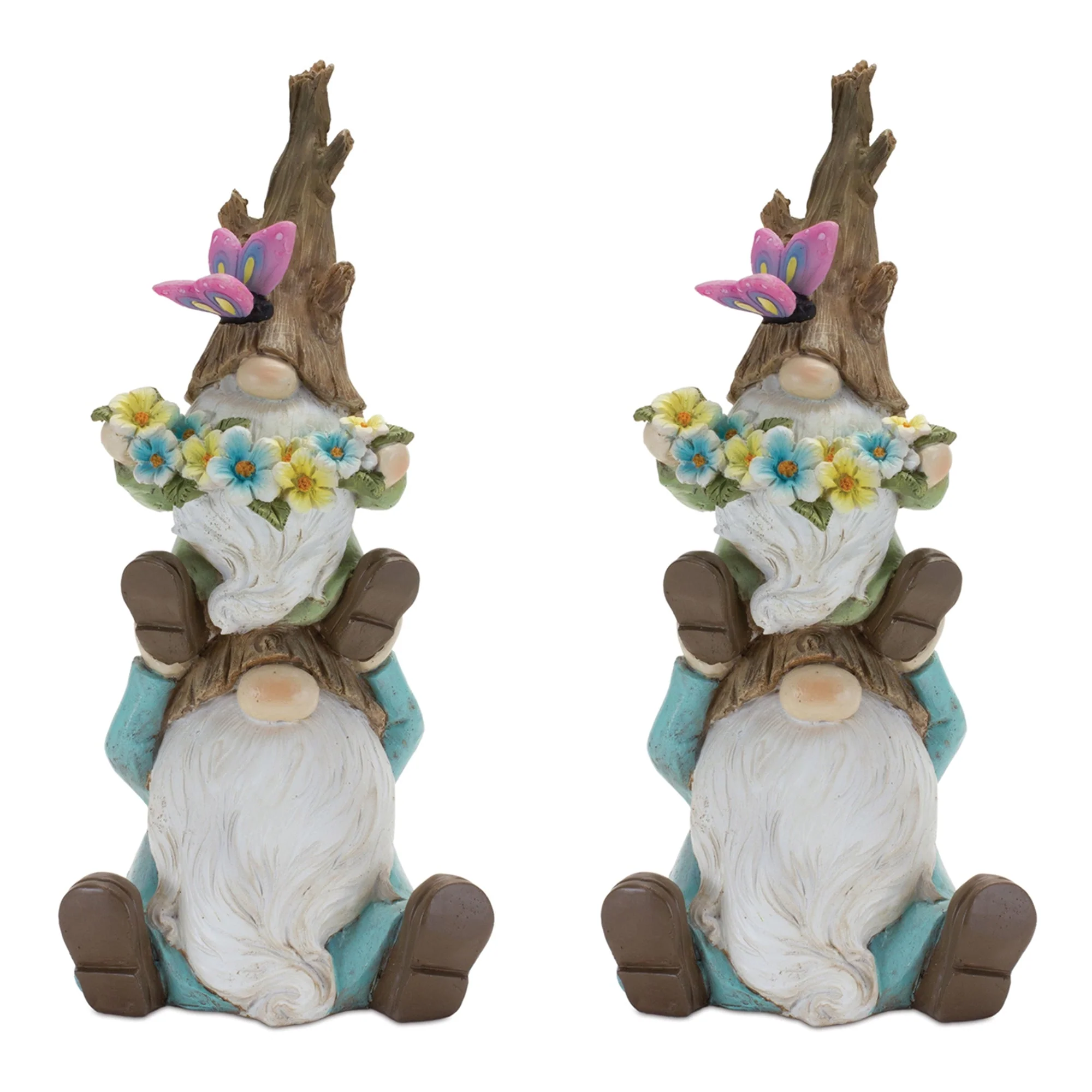 Tree trunk gnome stack (set of 2) - Image 2