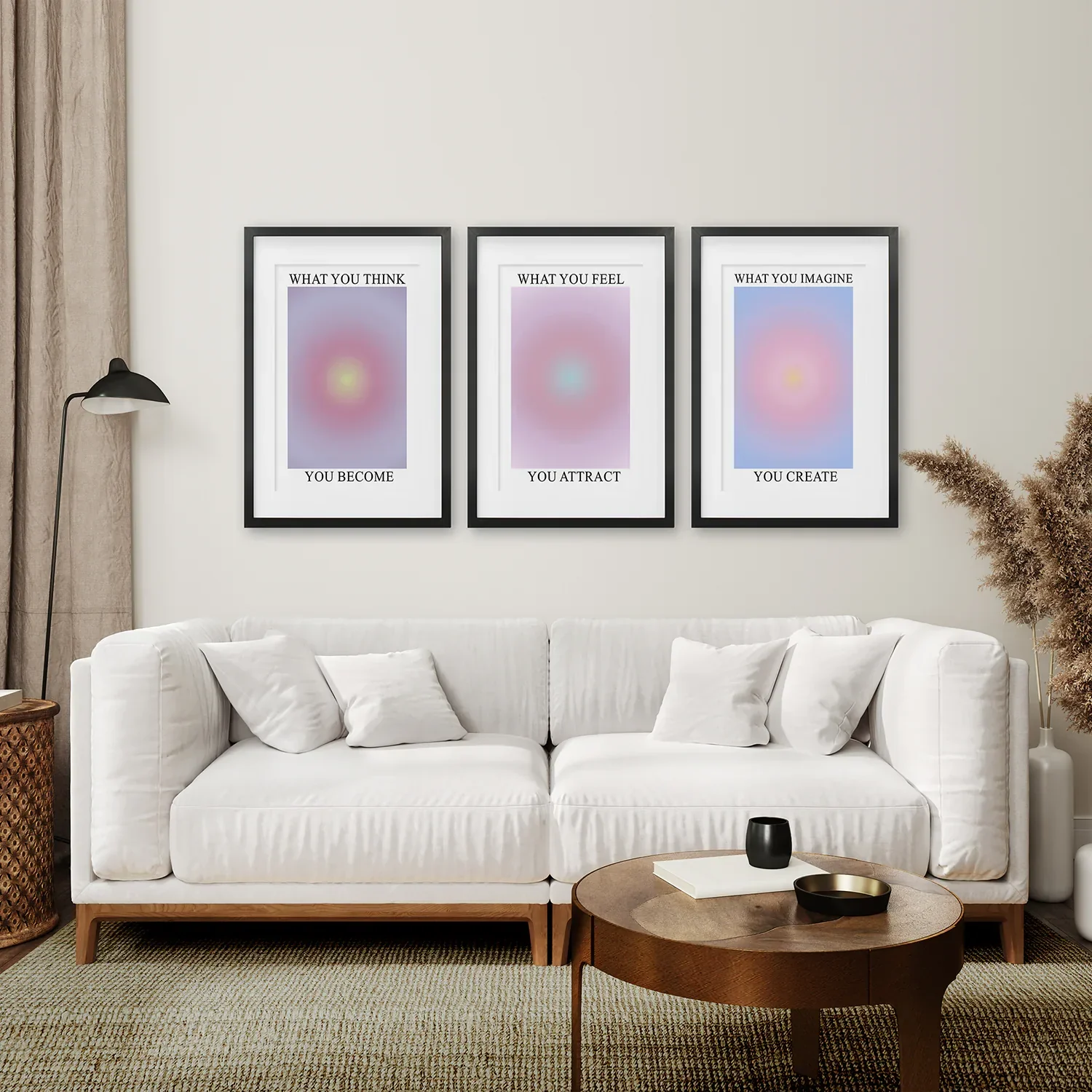 Trendy Spiritual Aura Energy Set of 3 Prints - Image 3