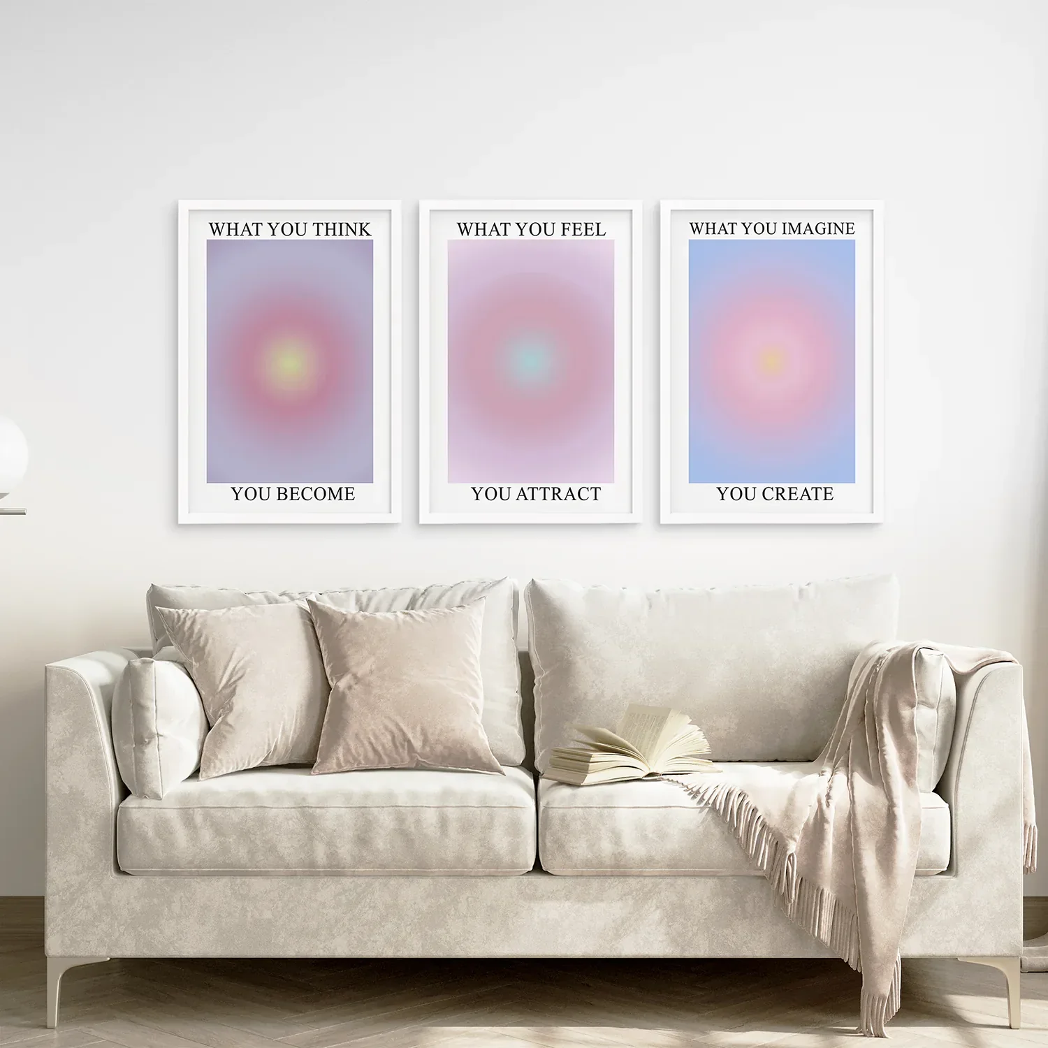 Trendy Spiritual Aura Energy Set of 3 Prints - Image 5