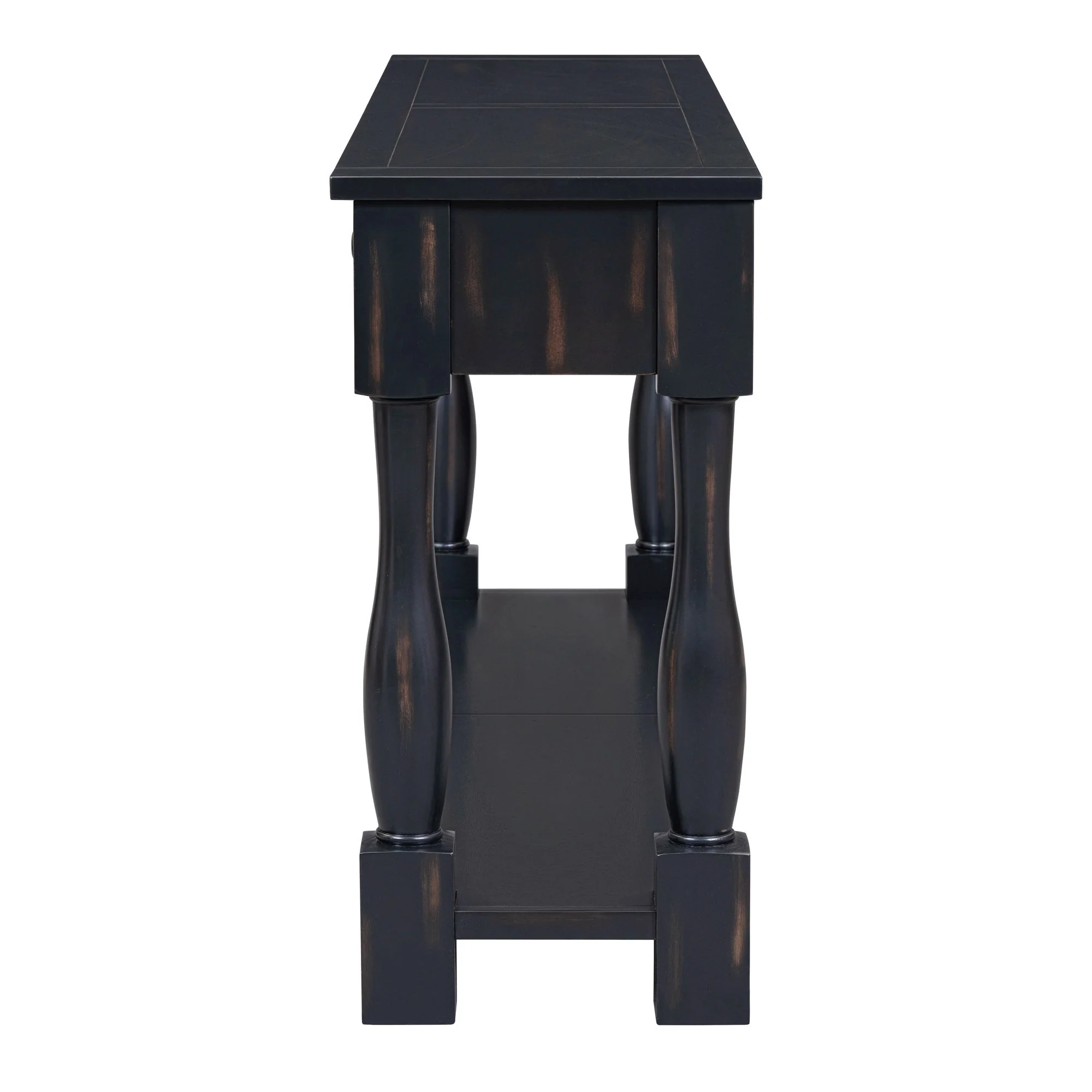 TREXM 63" Long Console Table with Drawers and Shelf - Image 13