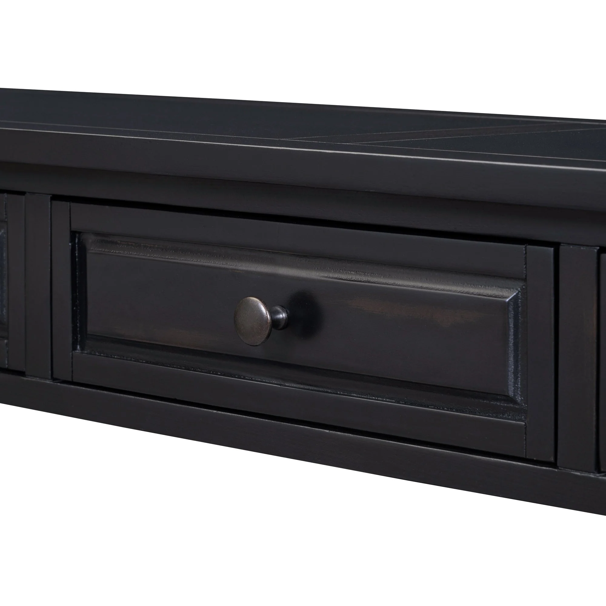 TREXM 63" Long Console Table with Drawers and Shelf - Image 21