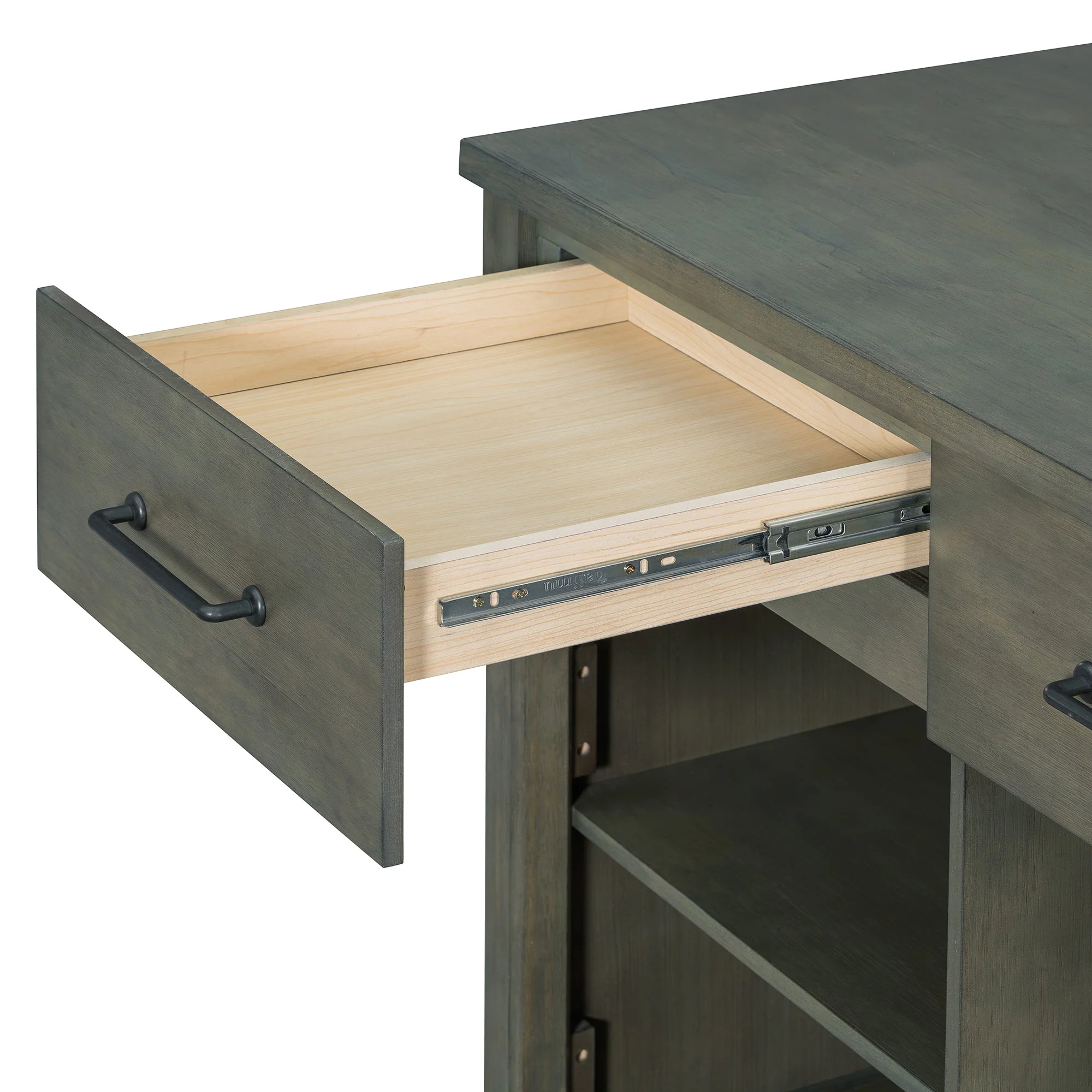 TREXM Extendable Kitchen Island with Storage - Image 13