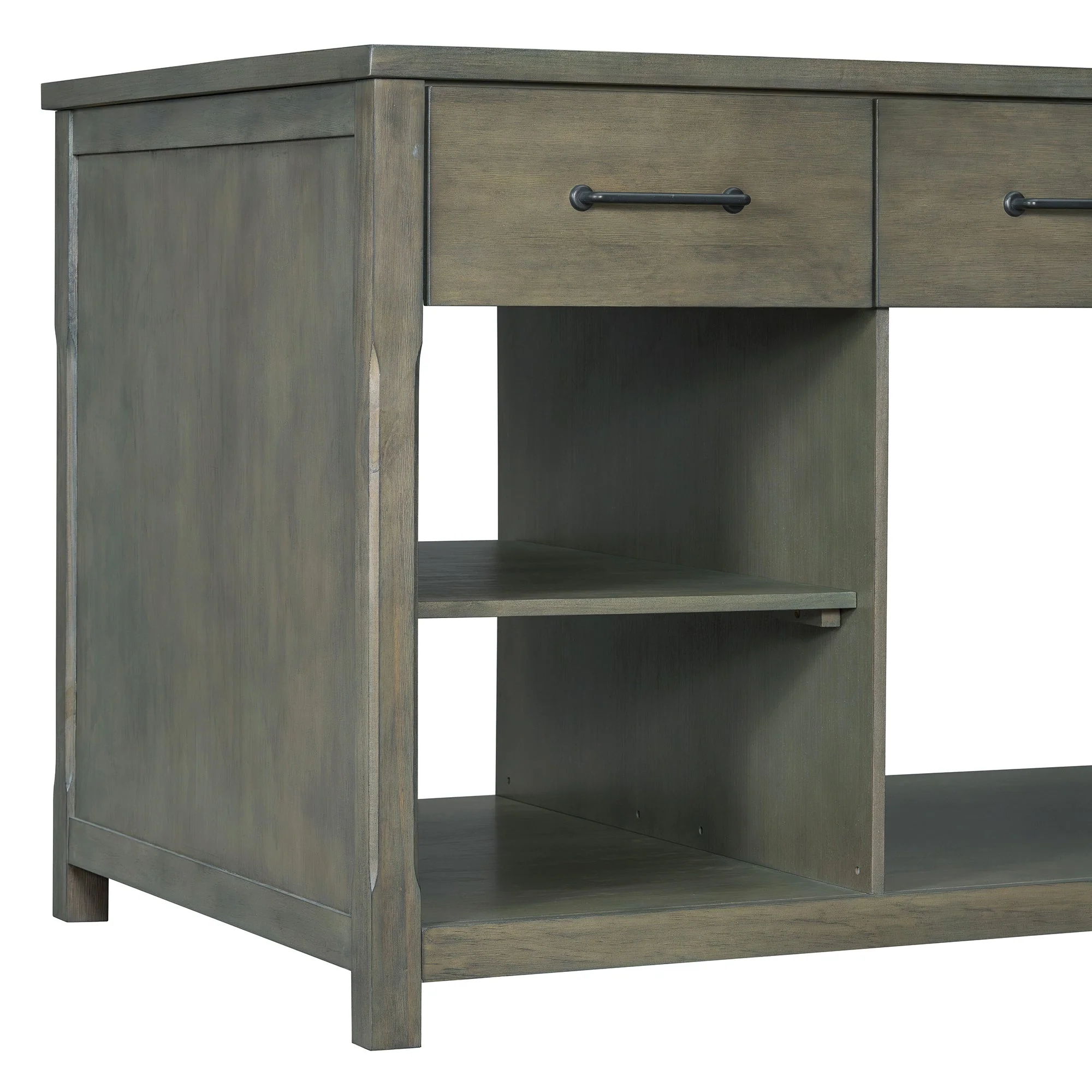 TREXM Extendable Kitchen Island with Storage - Image 17
