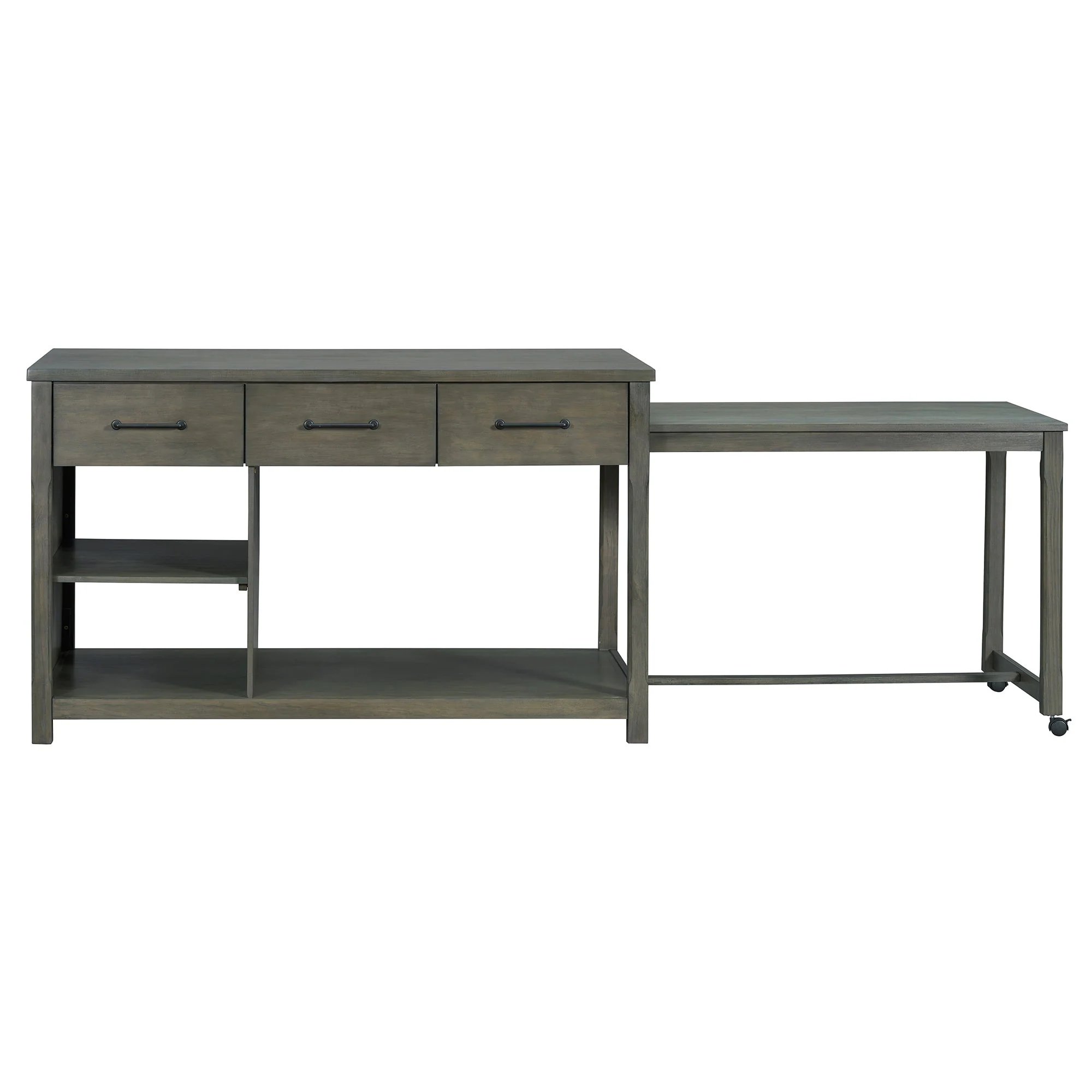 TREXM Extendable Kitchen Island with Storage - Image 21