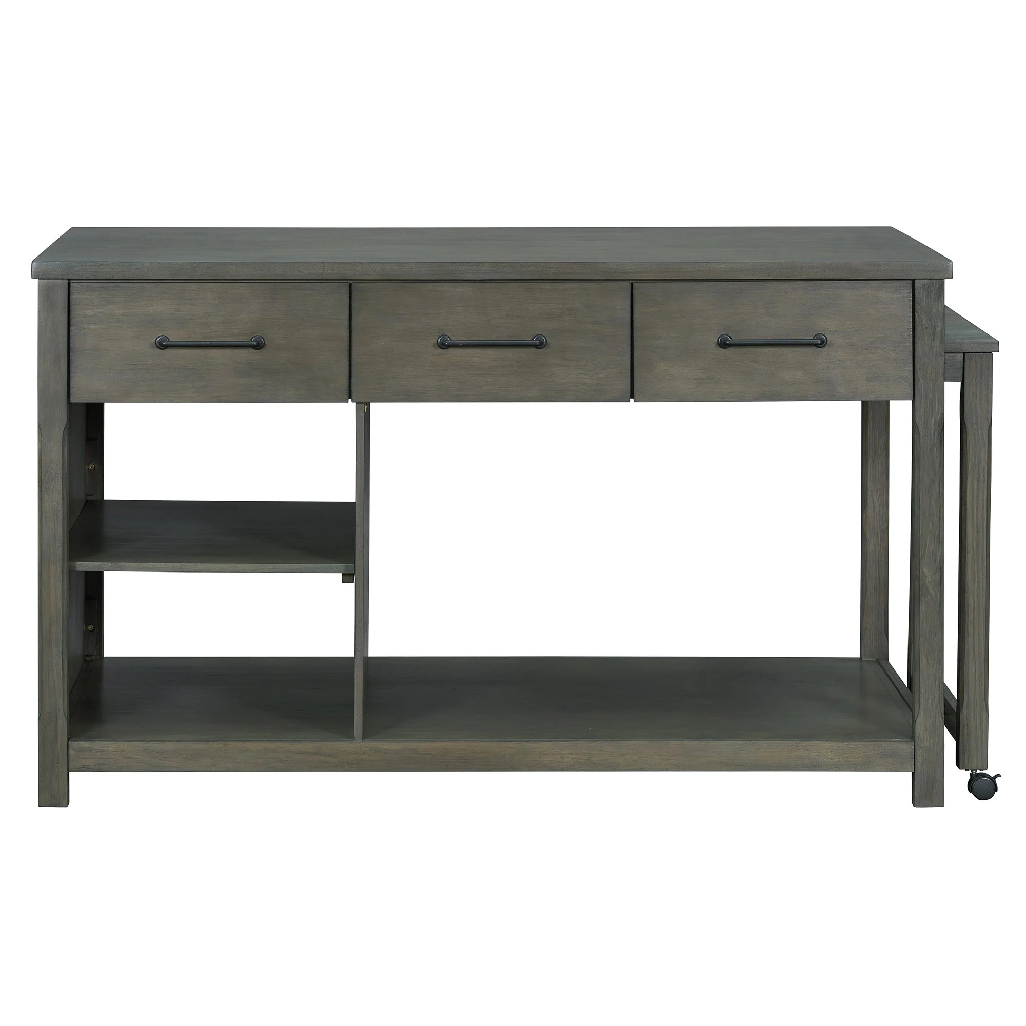 TREXM Extendable Kitchen Island with Storage - Image 22