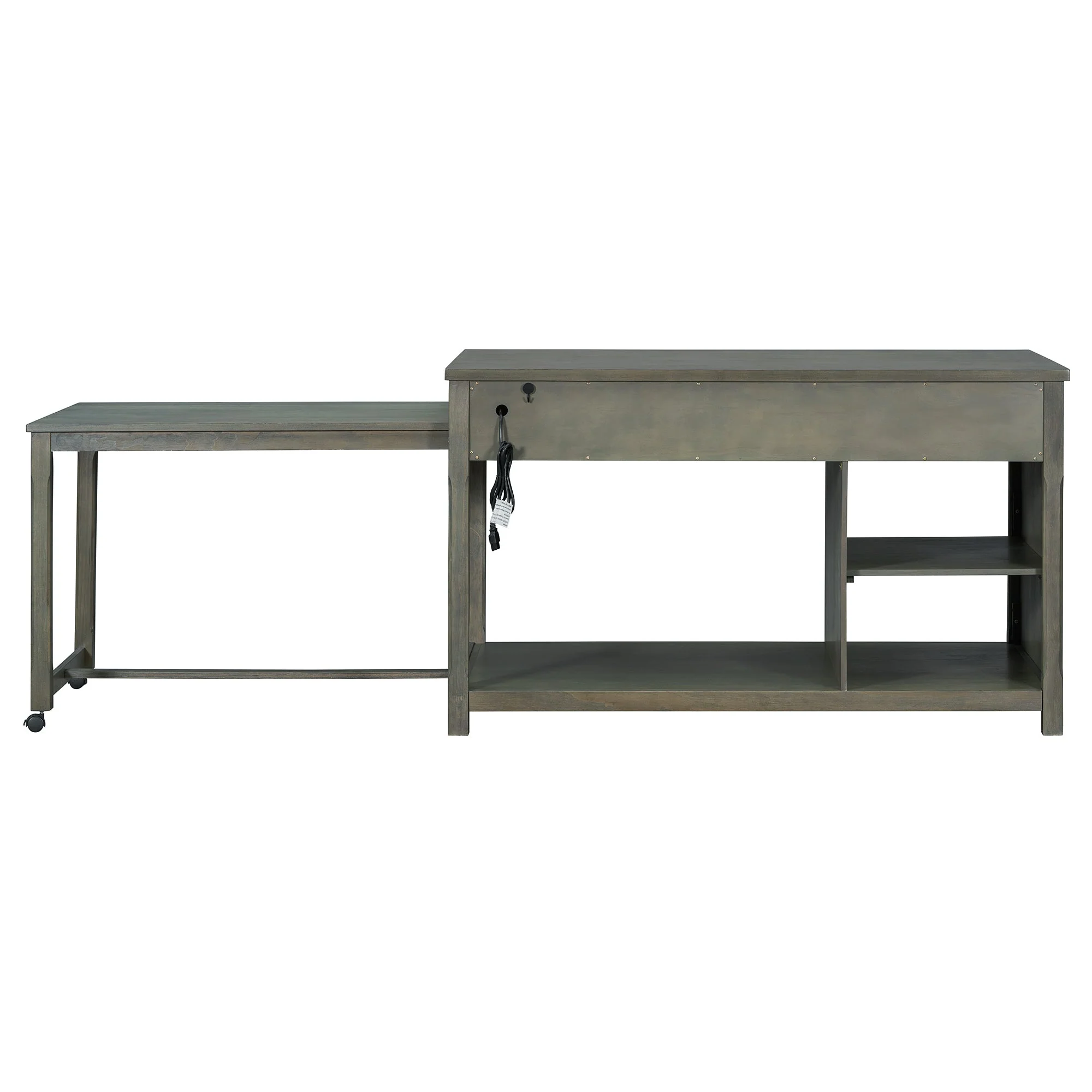 TREXM Extendable Kitchen Island with Storage - Image 24