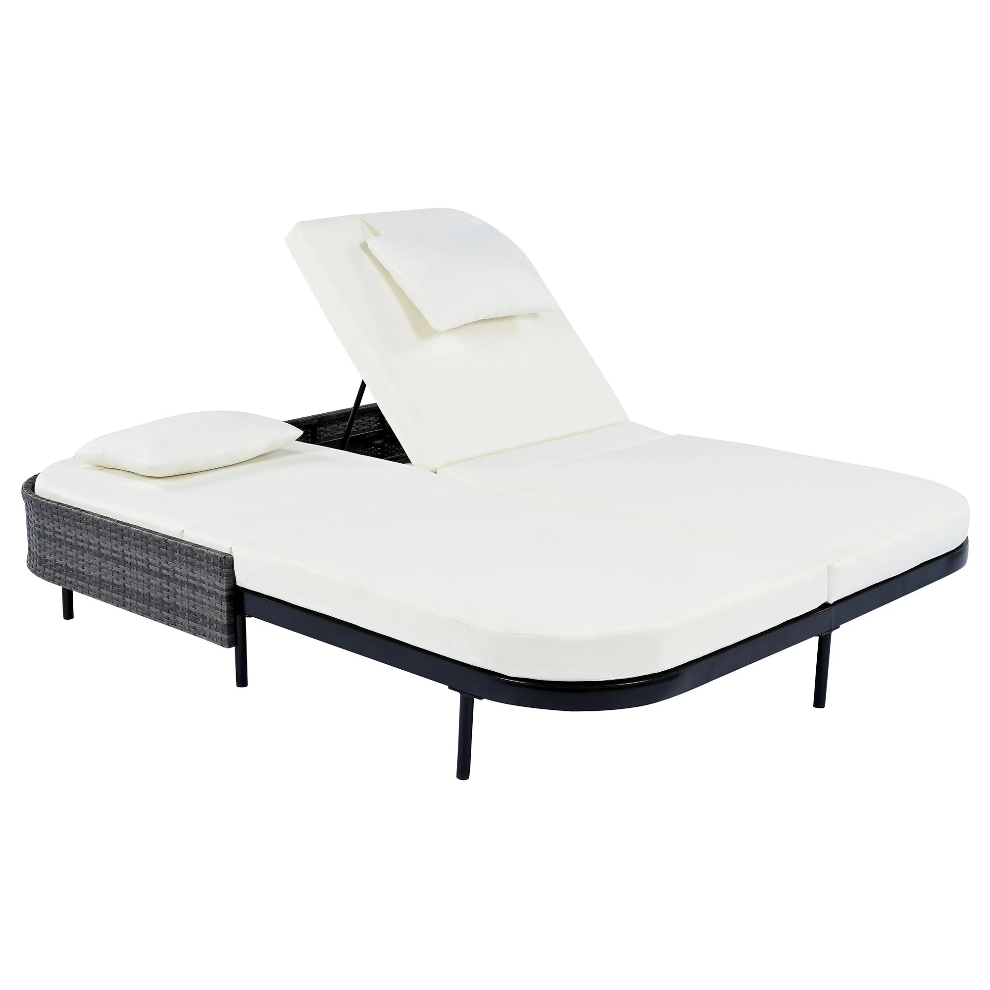 TREXM Outdoor Daybed with Adjustable Backrest - Image 11