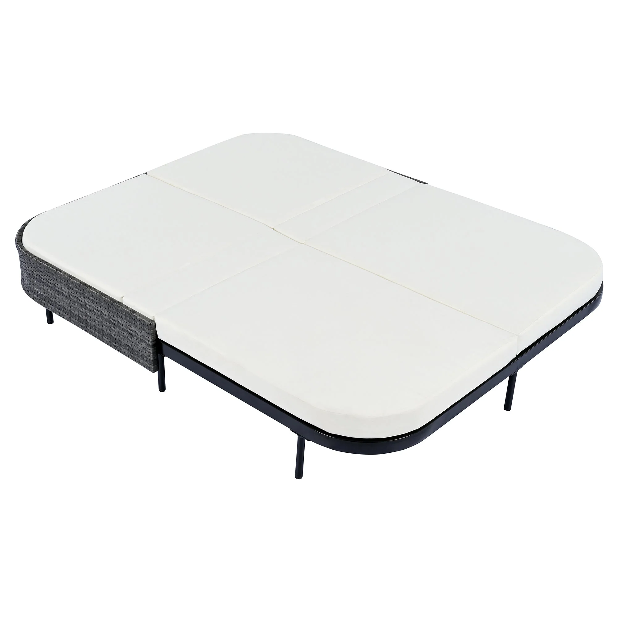 TREXM Outdoor Daybed with Adjustable Backrest - Image 12