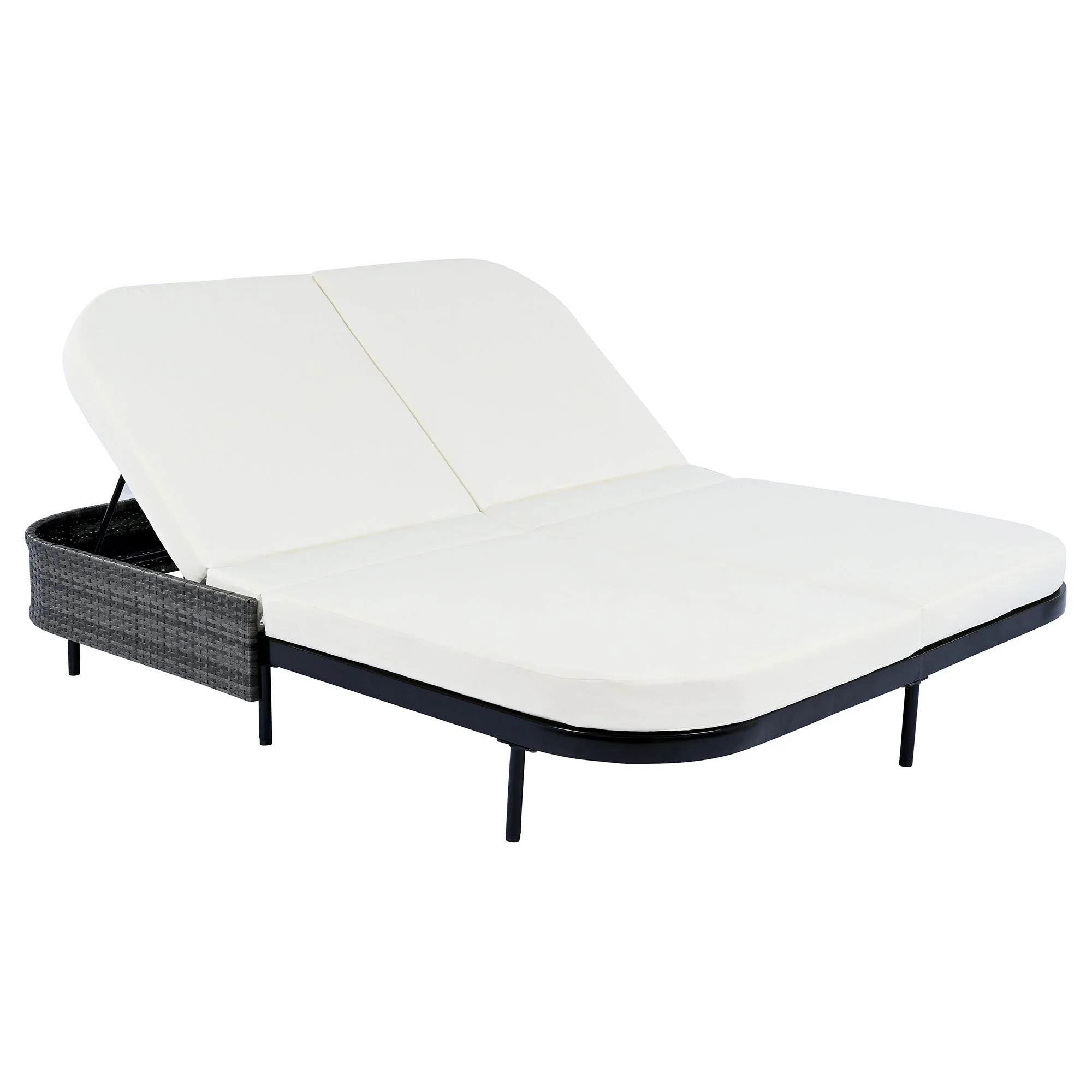 TREXM Outdoor Daybed with Adjustable Backrest - Image 17