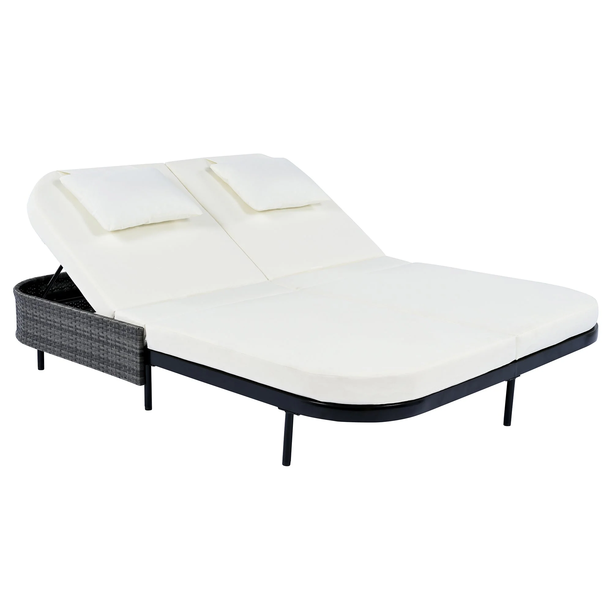 TREXM Outdoor Daybed with Adjustable Backrest - Image 18