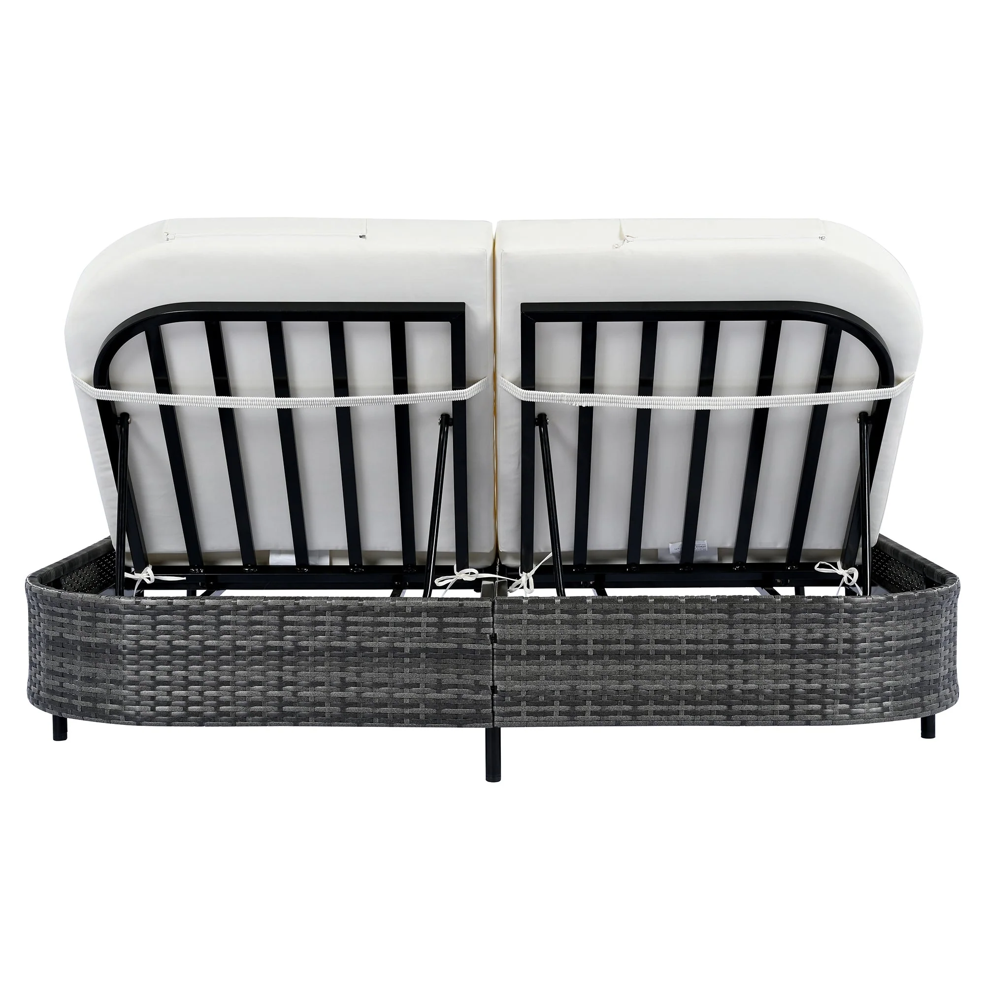 TREXM Outdoor Daybed with Adjustable Backrest - Image 27