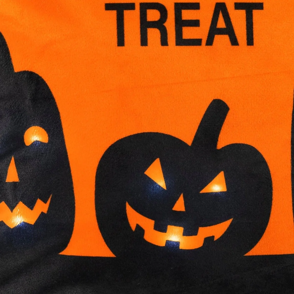 Trick Or Treat Pumpkin LED Decorative Pillow - Image 3