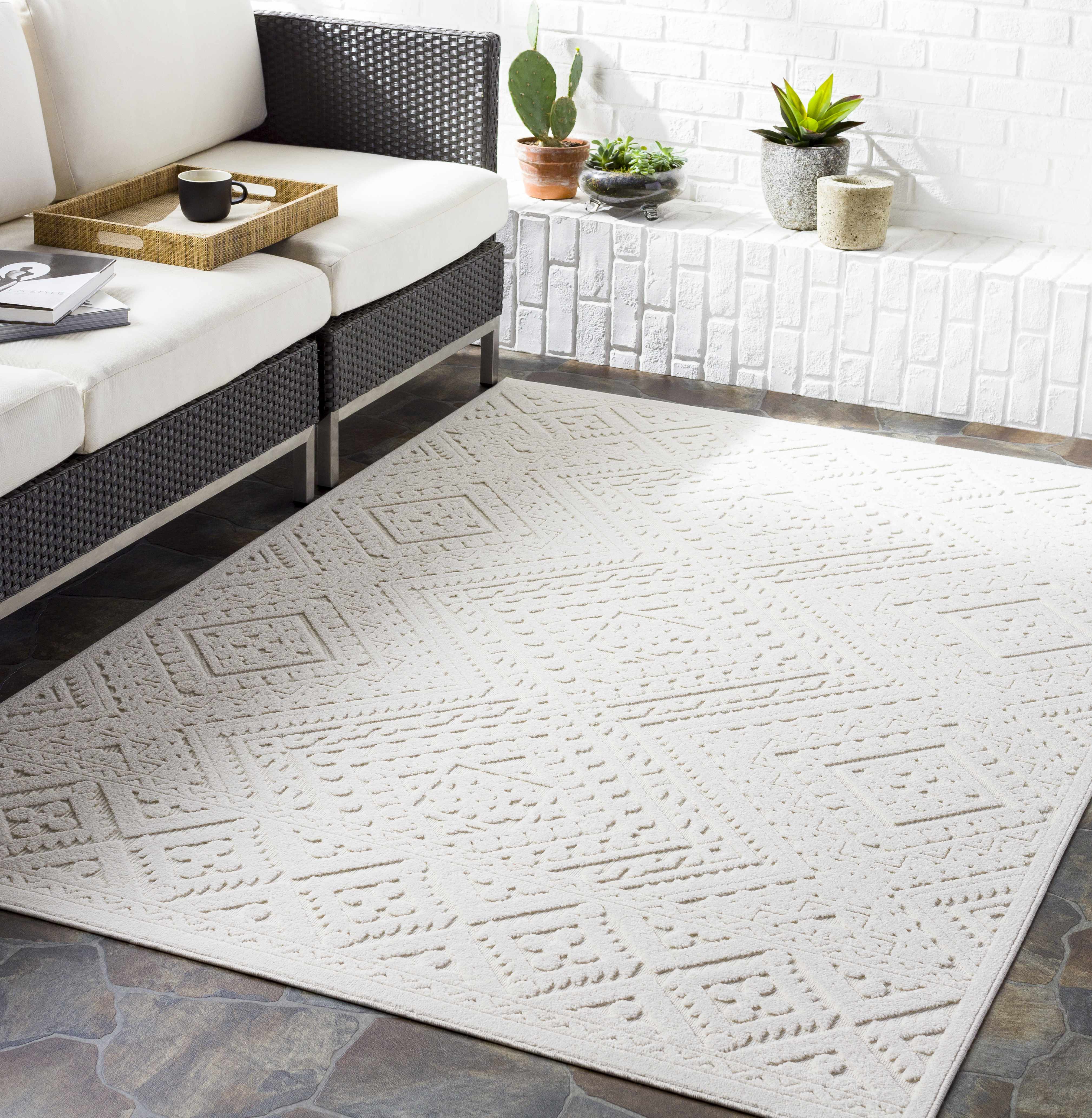 Trigg 3D Outdoor Area Rug - Image 2