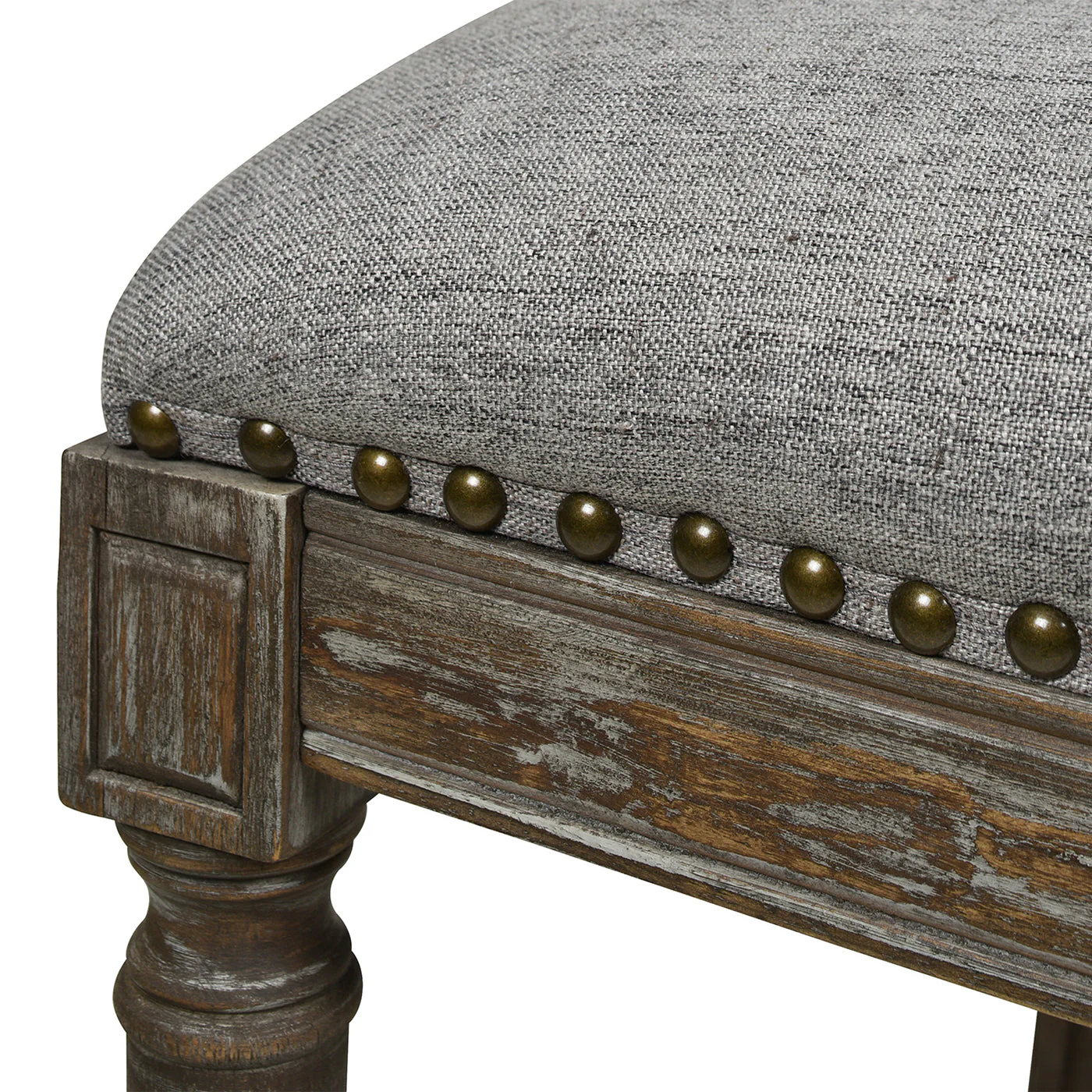 Triomphe Rattan Wicker High Back Armless Counter Bar Stool - Image 3